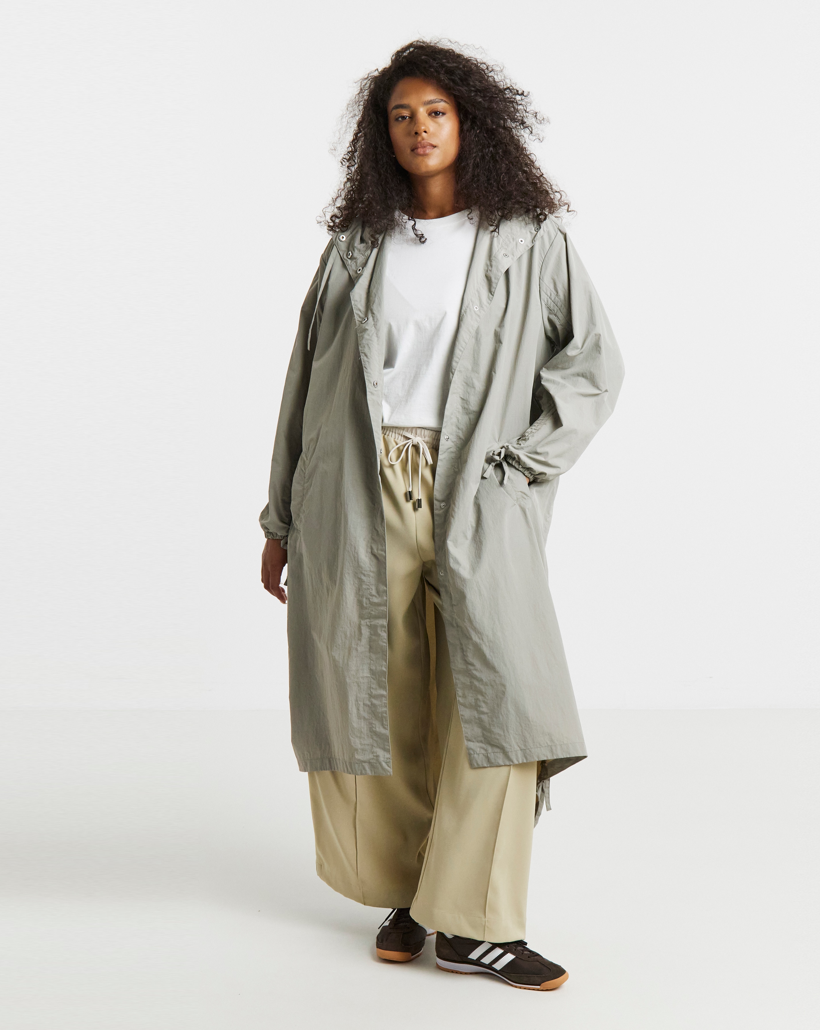 Simply Be Sage Utility Parachute Jacket