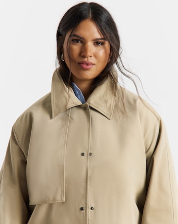 Stone Maxi Trench Coat