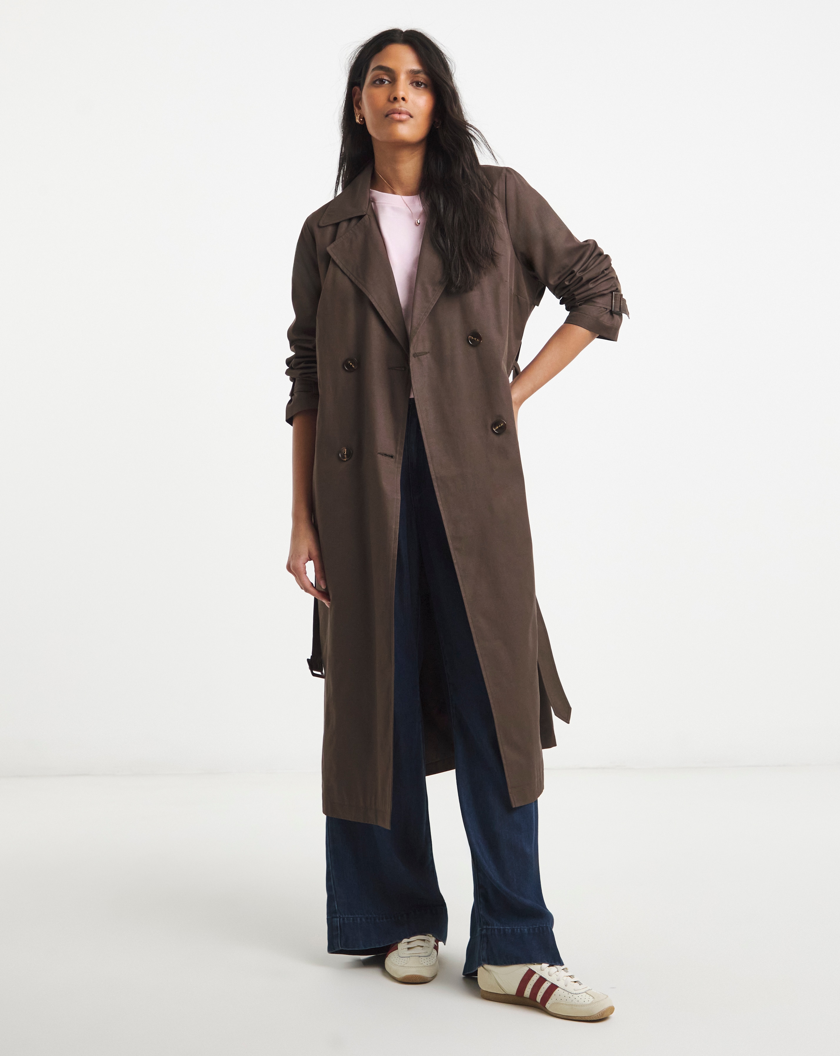 New In - Simply Be Chocolate Essential Trench