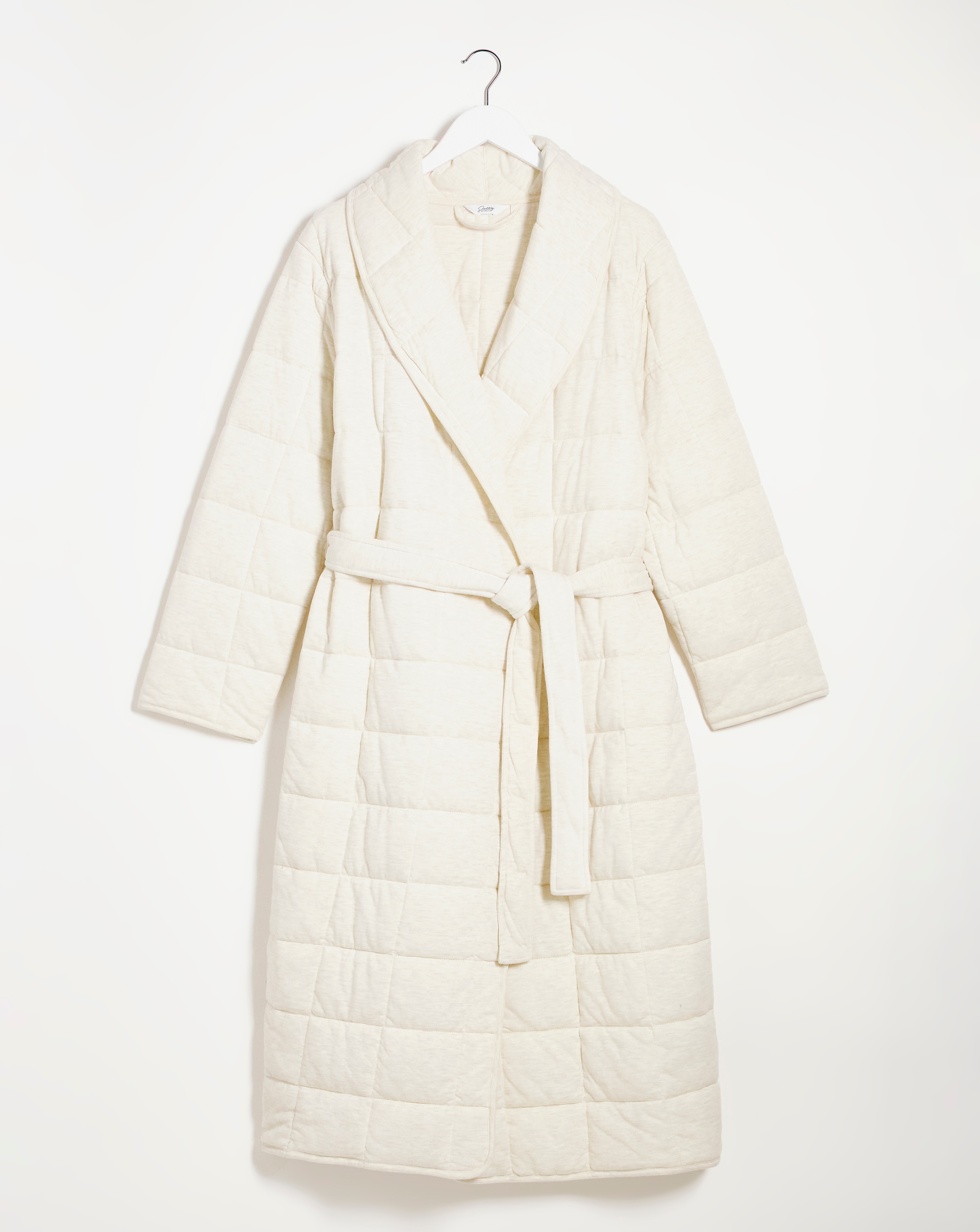 Long Quilted Dressing Gown