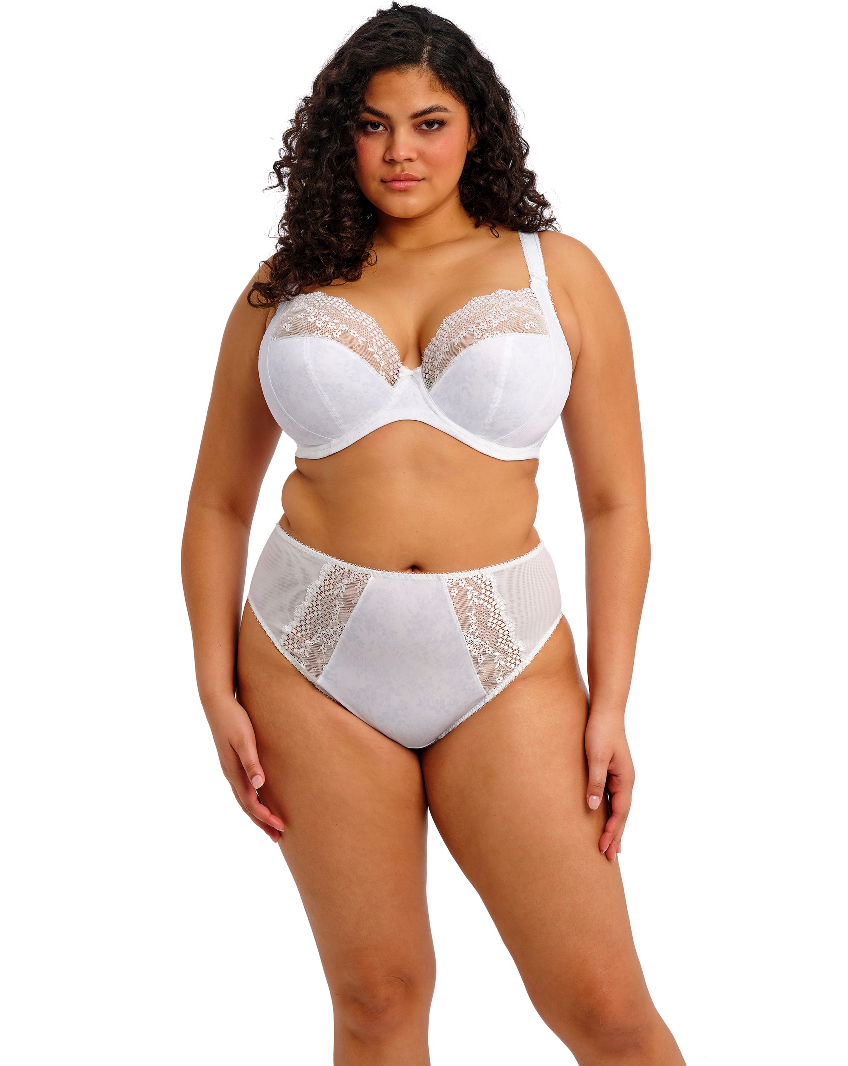 Elomi Lucie Plunge Wired Bra White