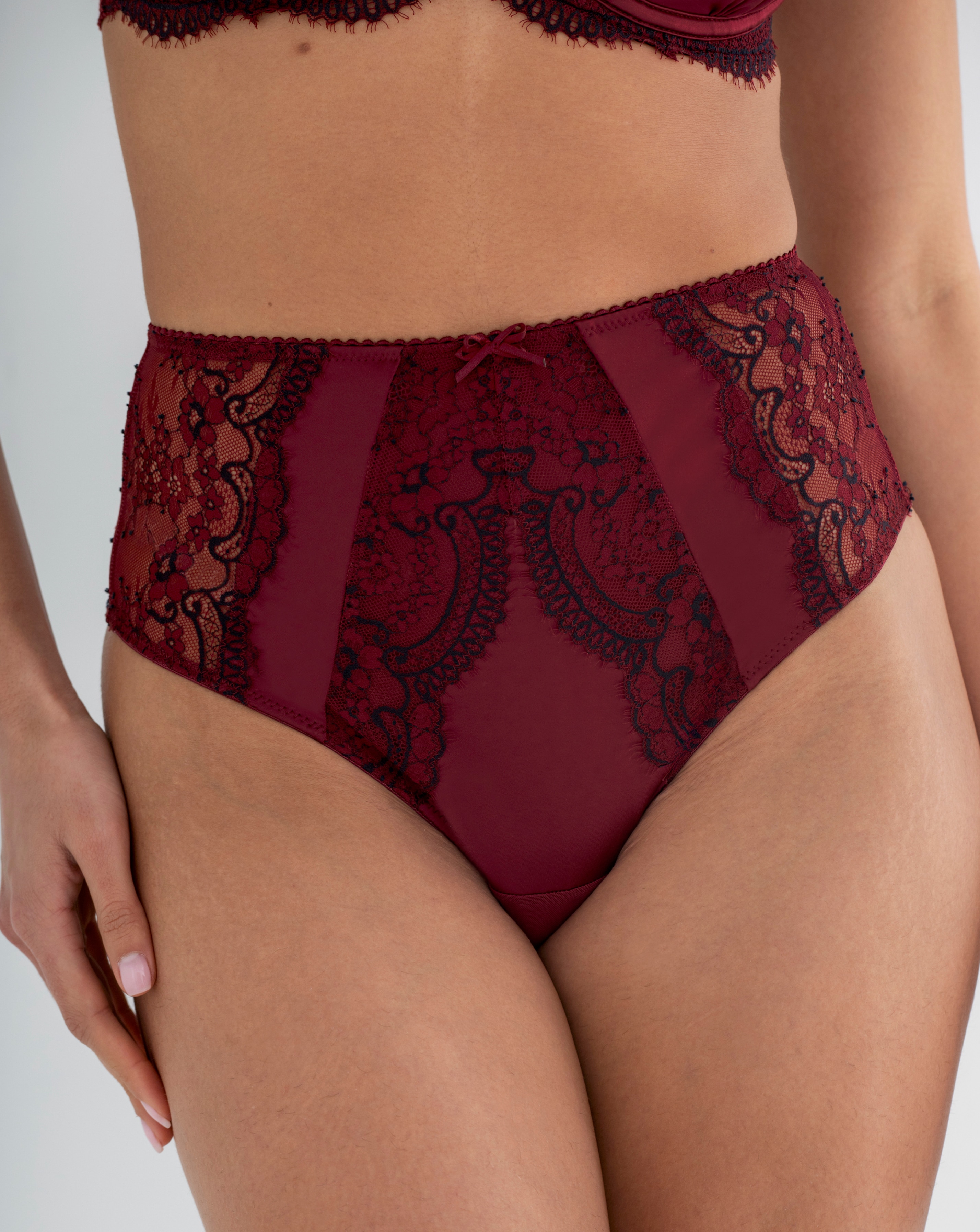 Pour Moi Hollywood Knicker Burgundy