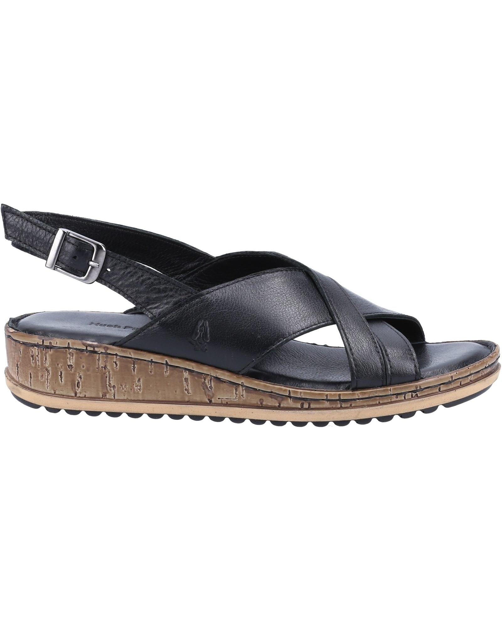 Hush Puppies Elena Cross Over Wedge Sandal