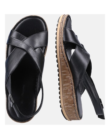 Hush Puppies Elena Cross Over Wedge Sandal