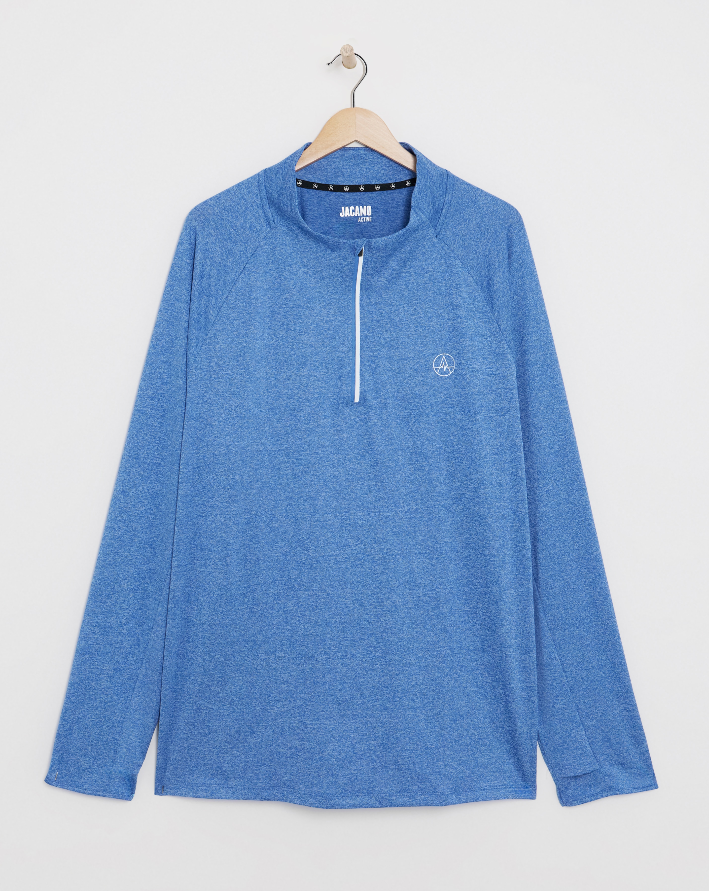 Active 1/4 Zip Track Top