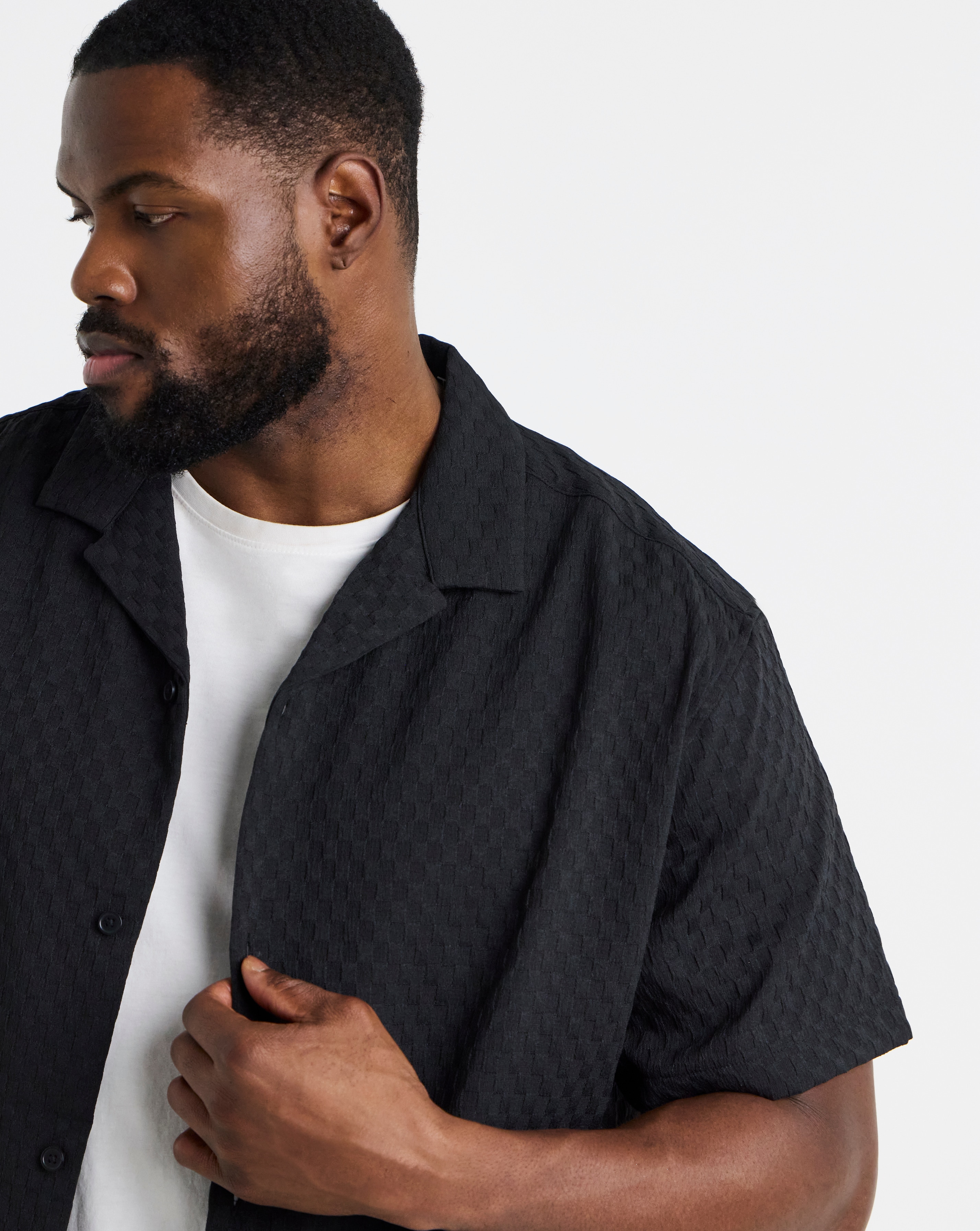 New In - Jack & Jones Sean Textured Resort Shirt