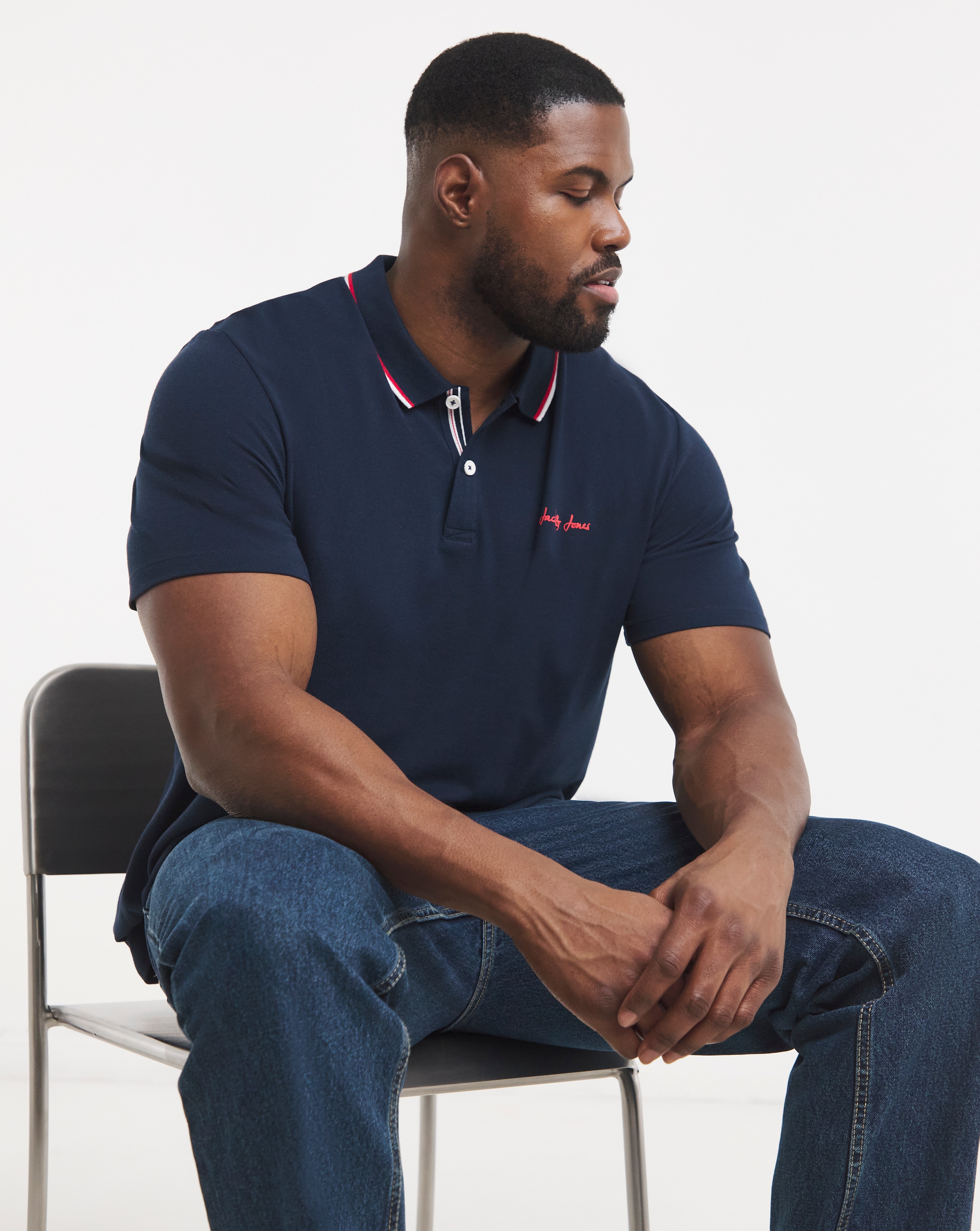 Jack & Jones Blaze Logo Tipped Polo