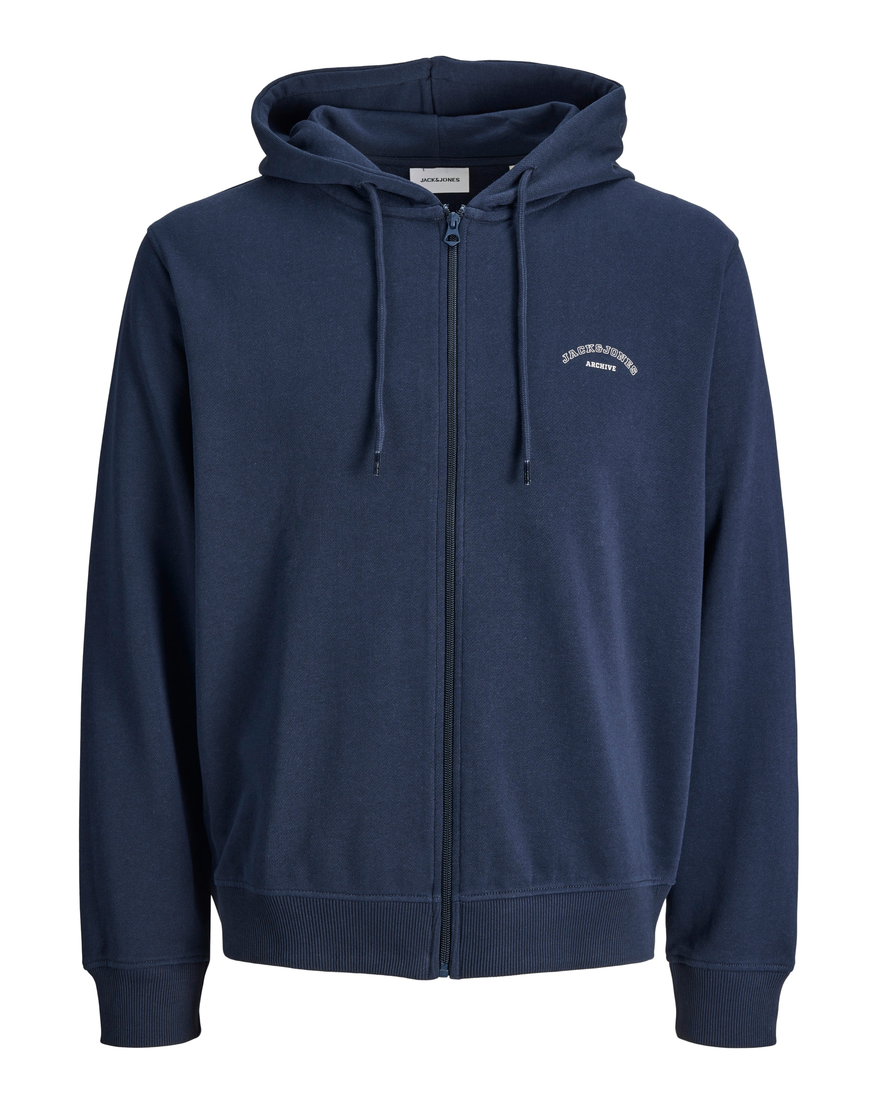 New In - Jack & Jones College Logo Hoodie - Navy