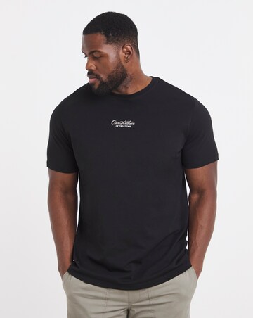 Jack & Jones Art Back Graphic T-Shirt - Black/White