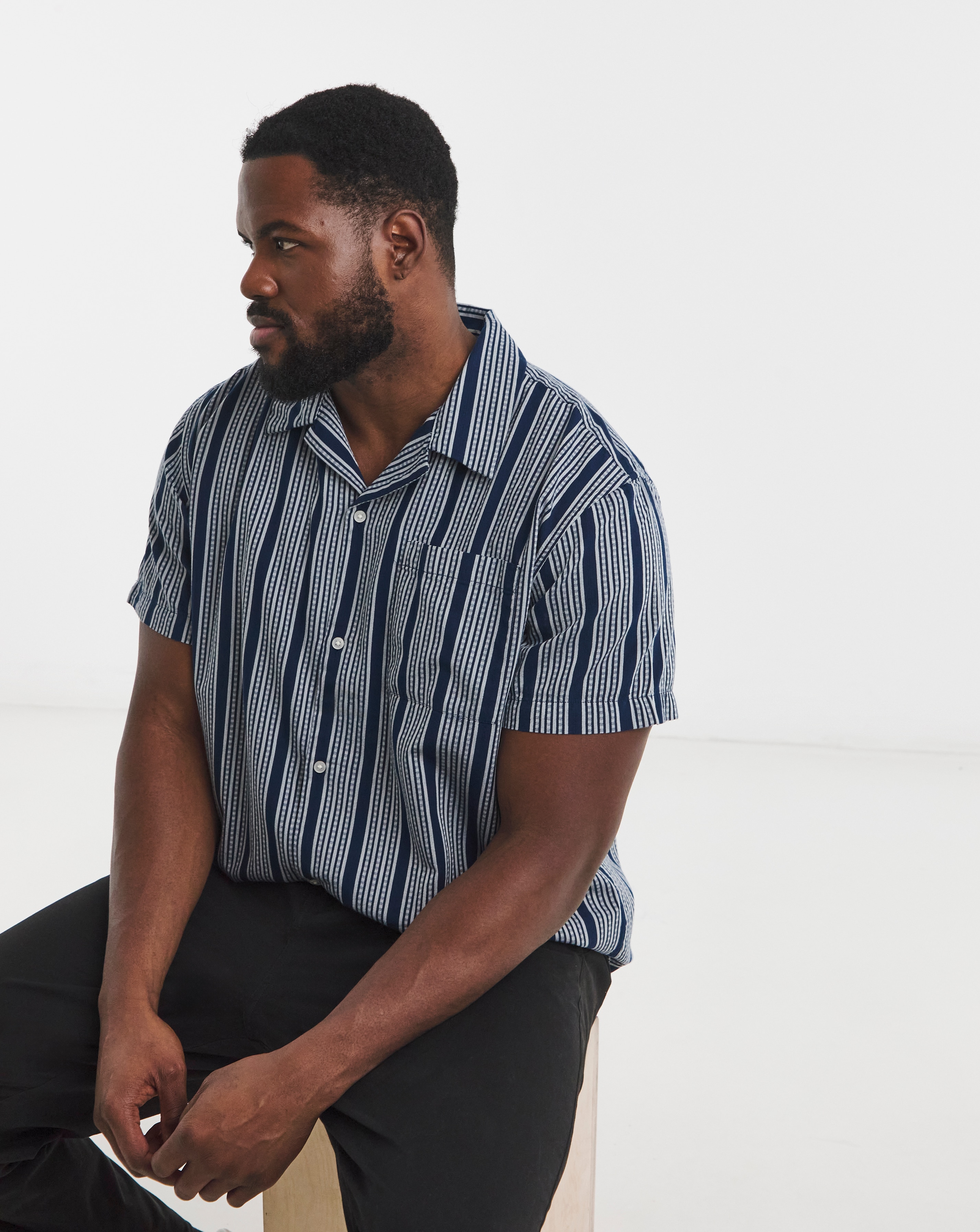 New In - Jack & Jones Dover Stripe Resort Shirt