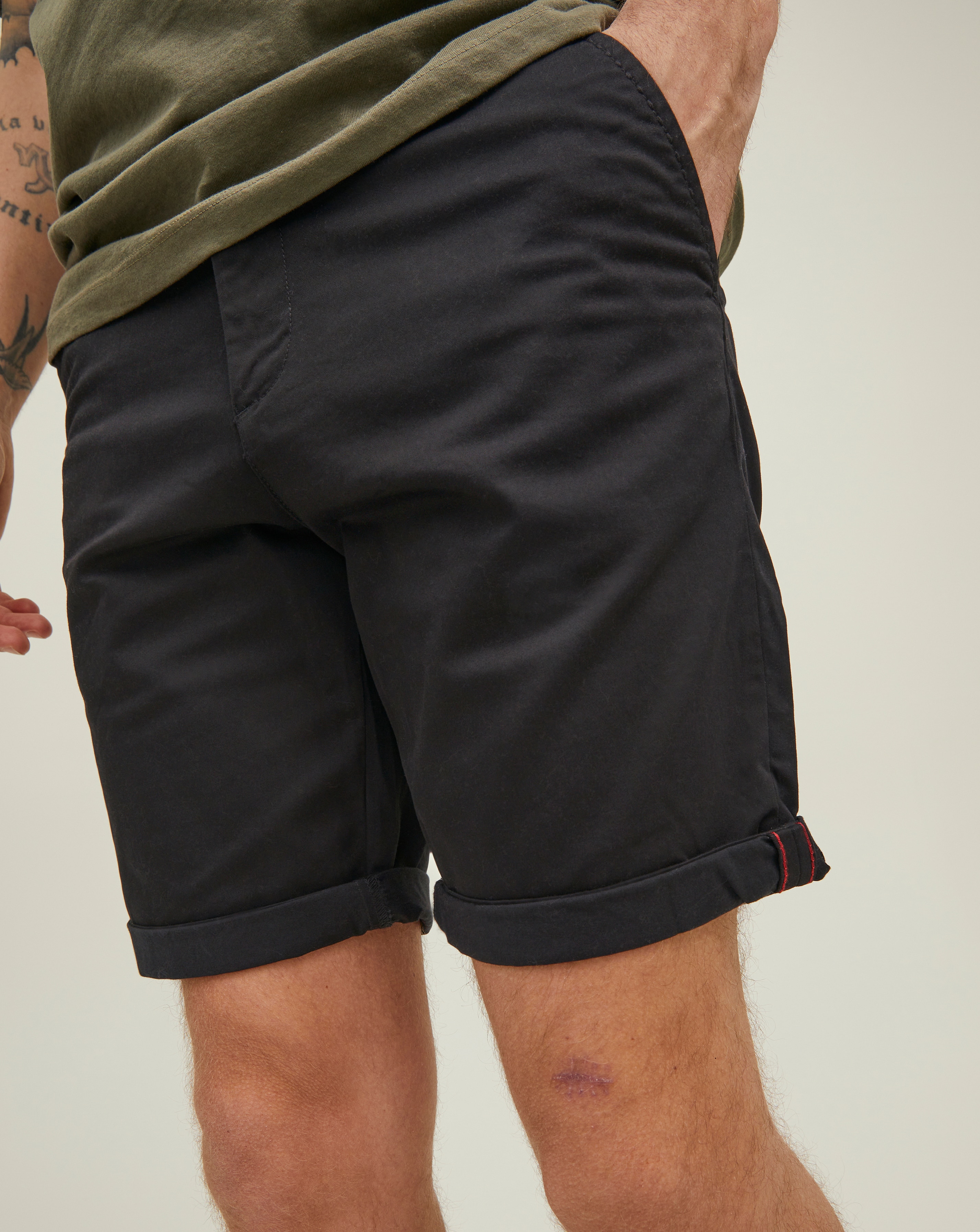 New In - Jack & Jones Bowie Chino Short - Black