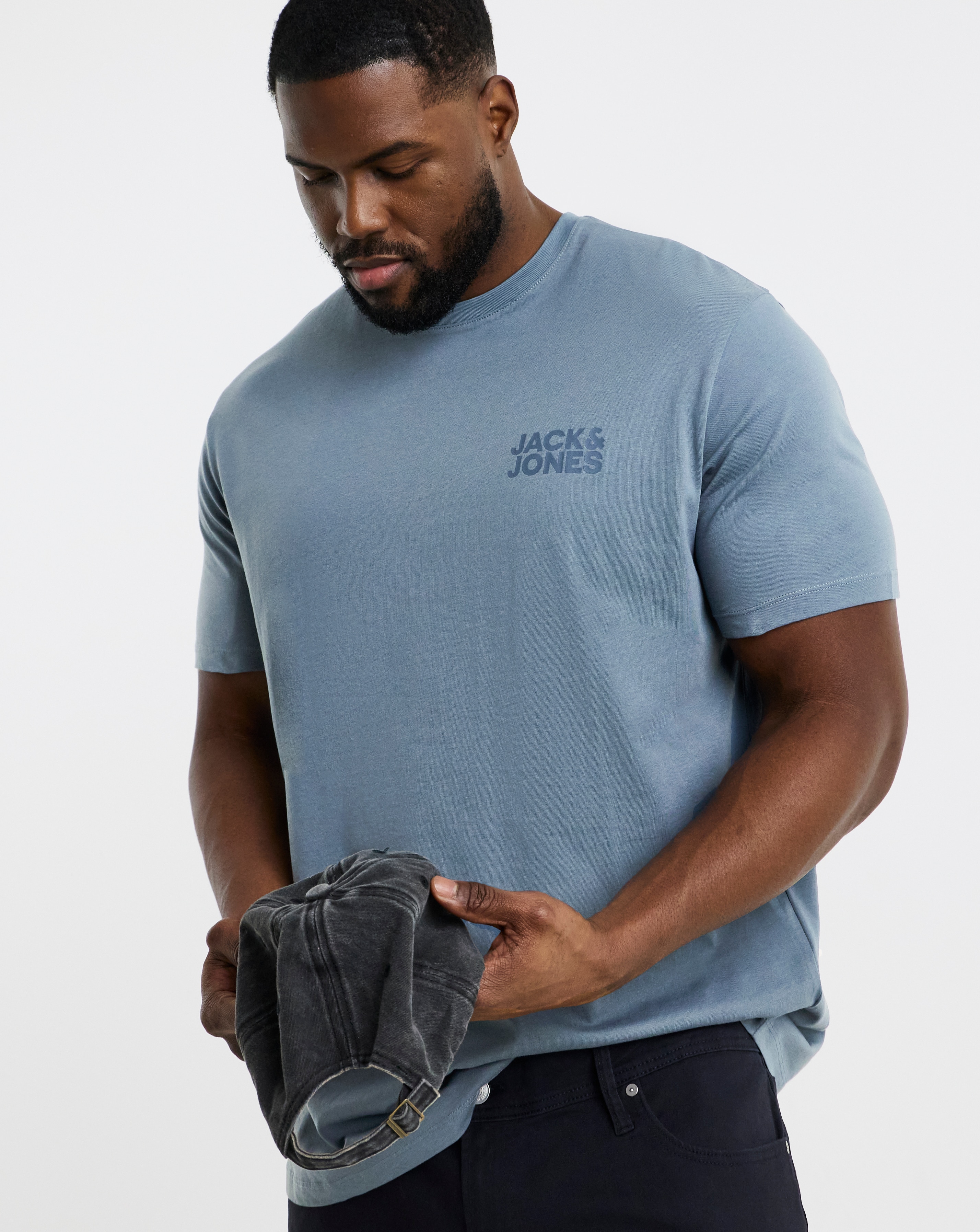 New In - Jack & Jones Corp Logo T-Shirt - Blue