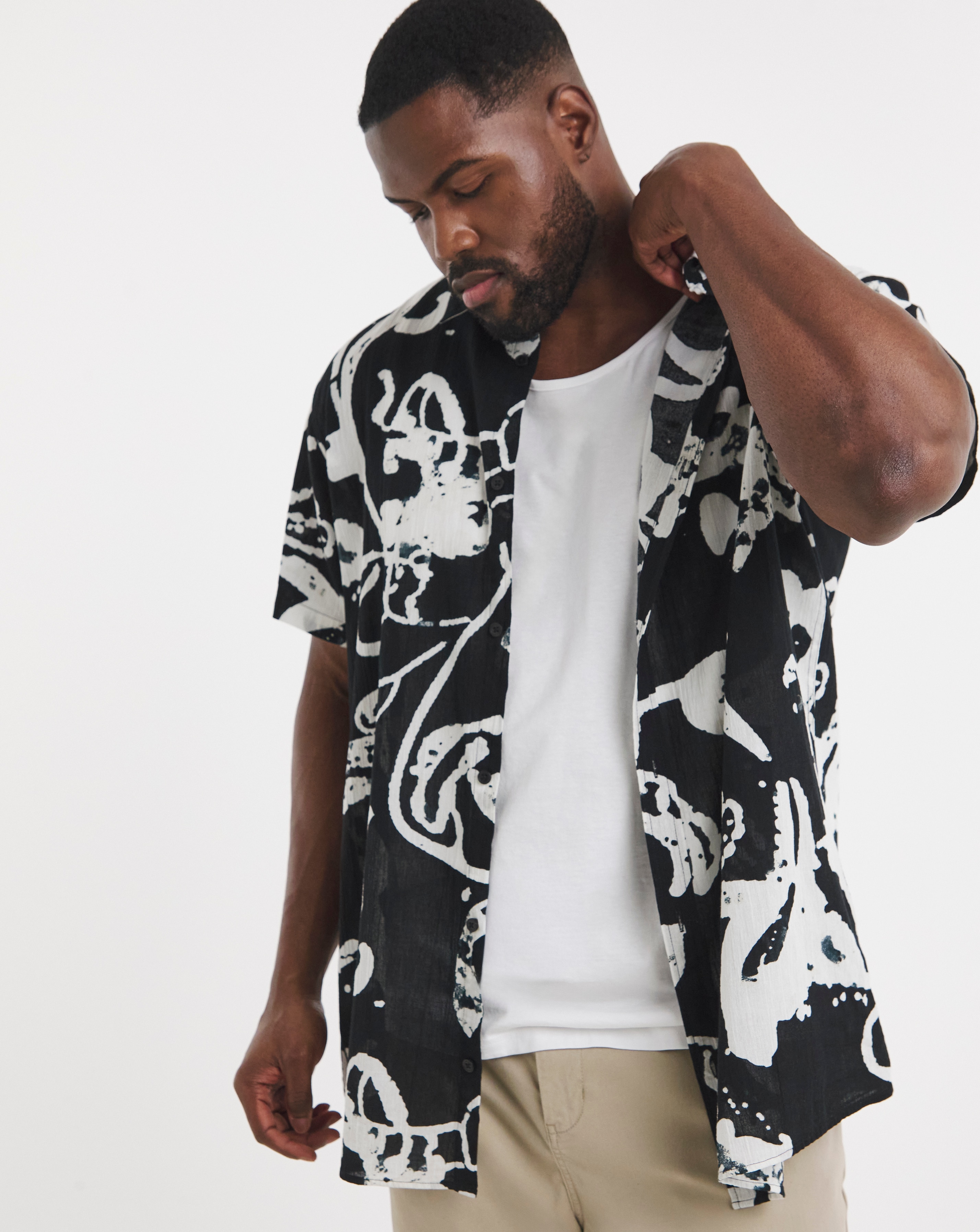 New In - Jack & Jones Montauk Printed Shirt