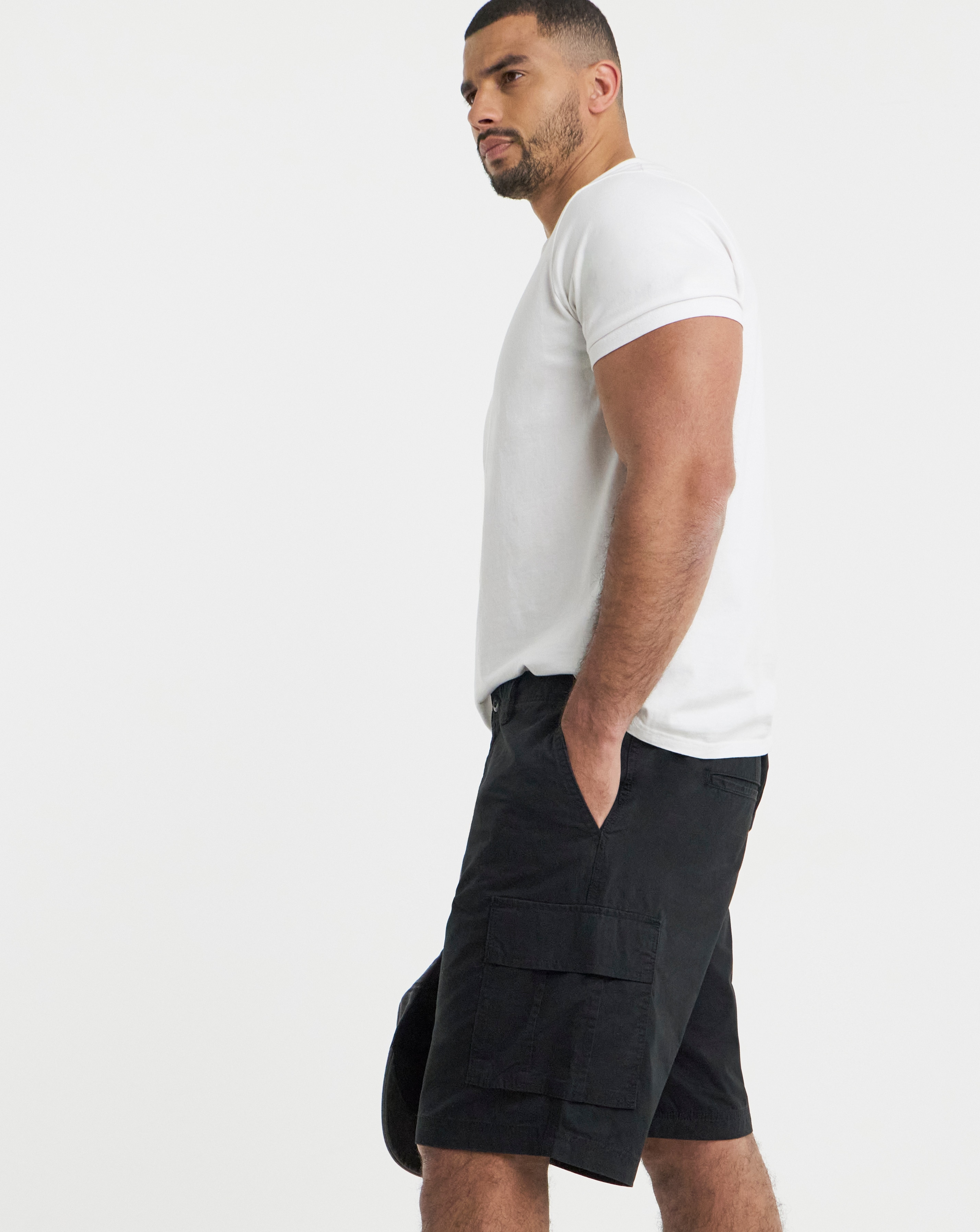 New In - Jack & Jones Cole Cargo Short - Black
