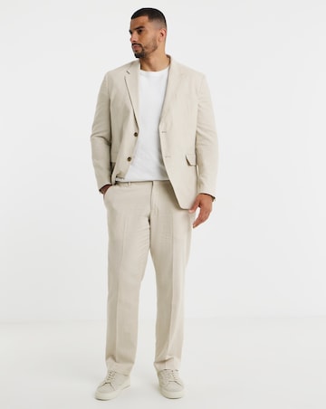 Jack & Jones Premium Martin Linen Blend Suit Jacket - Natural