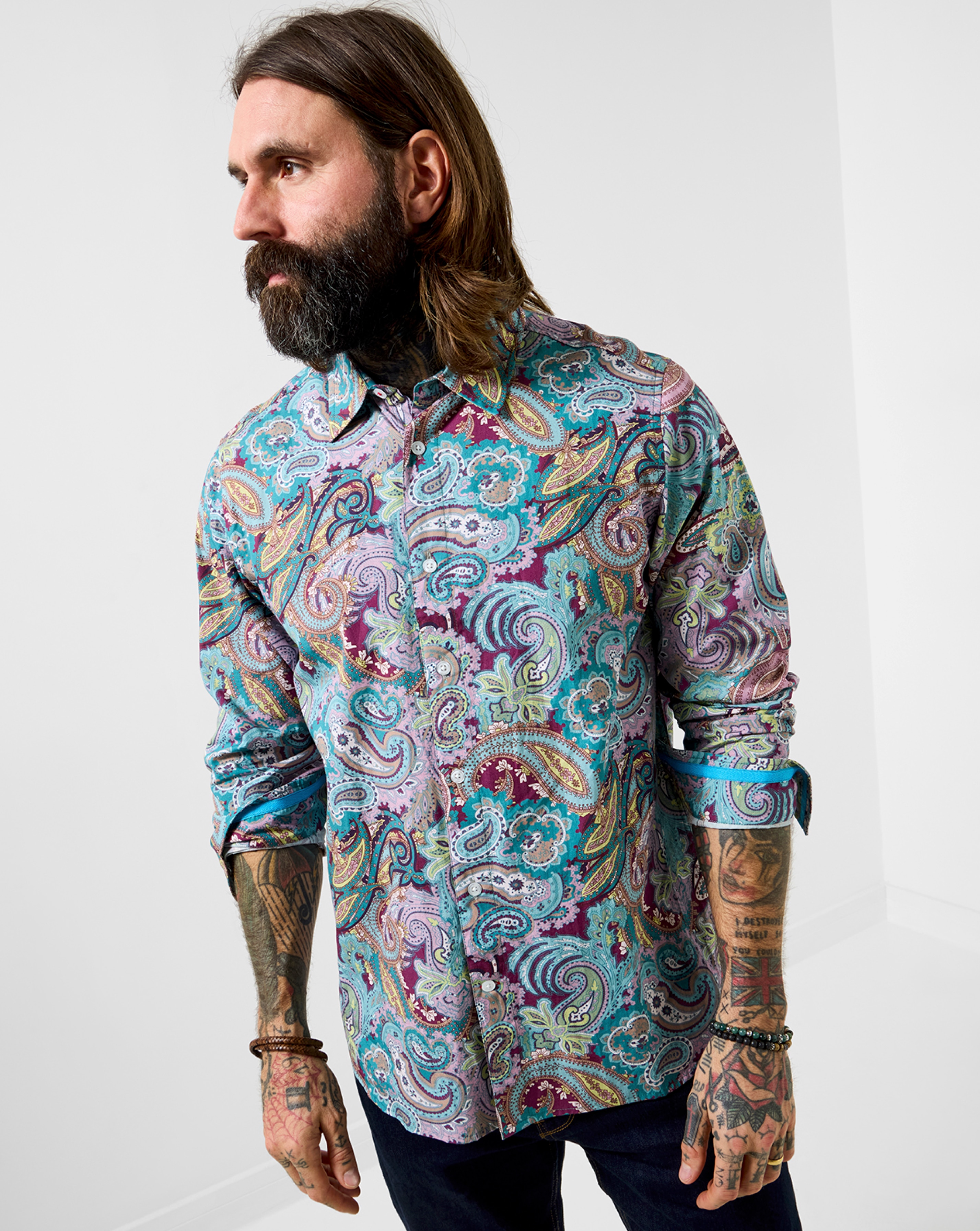 New In - Joe Browns Brilliant Bold Paisley Shirt