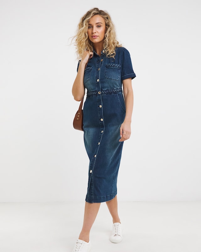 Joe Browns Denim Midi Dress