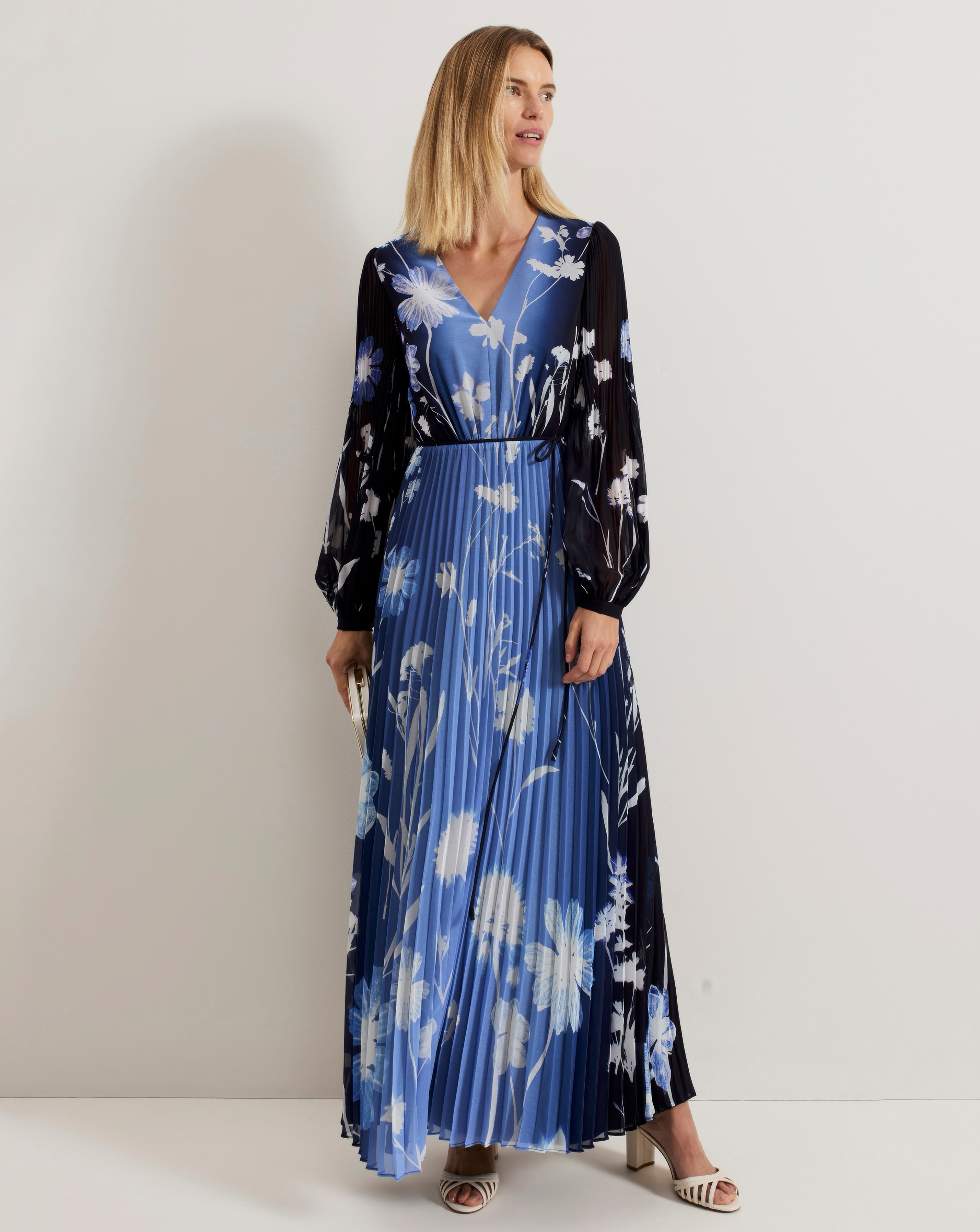Phase Eight Floral Ombre Maxi Dress