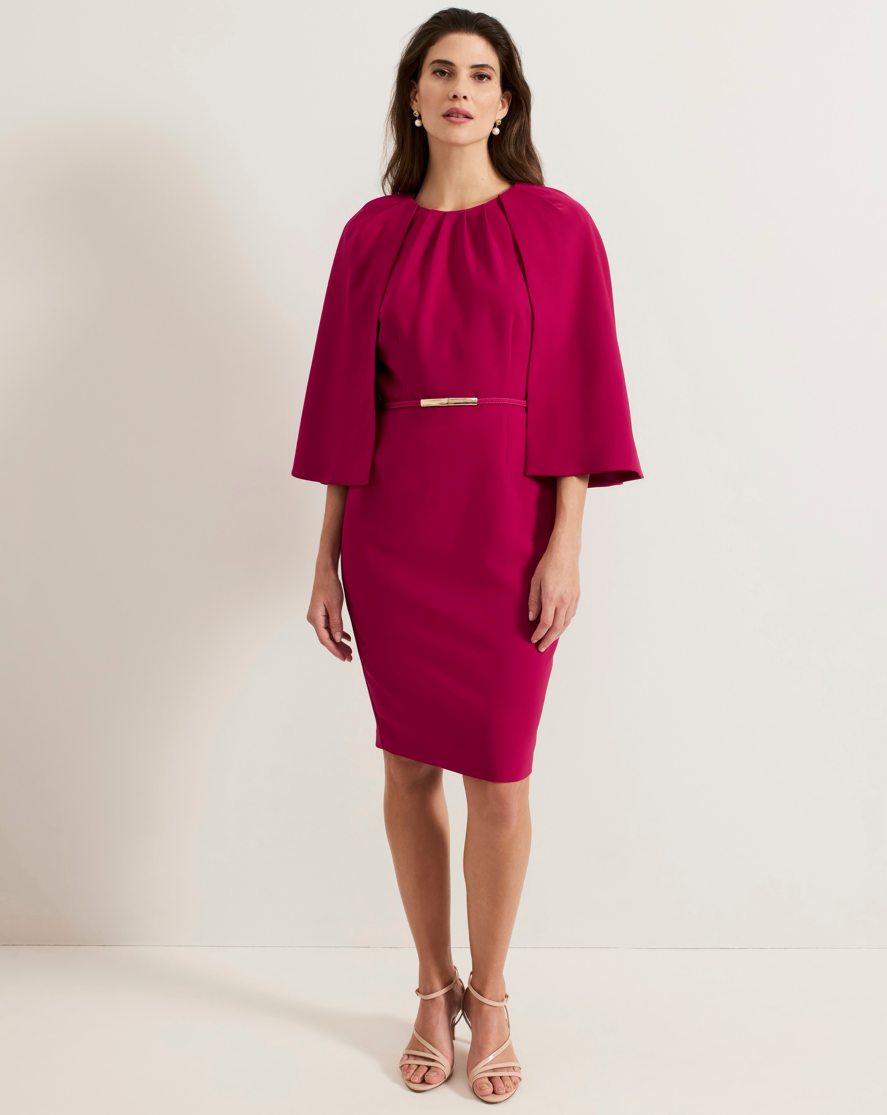 Phase Eight Belted Midi Dress