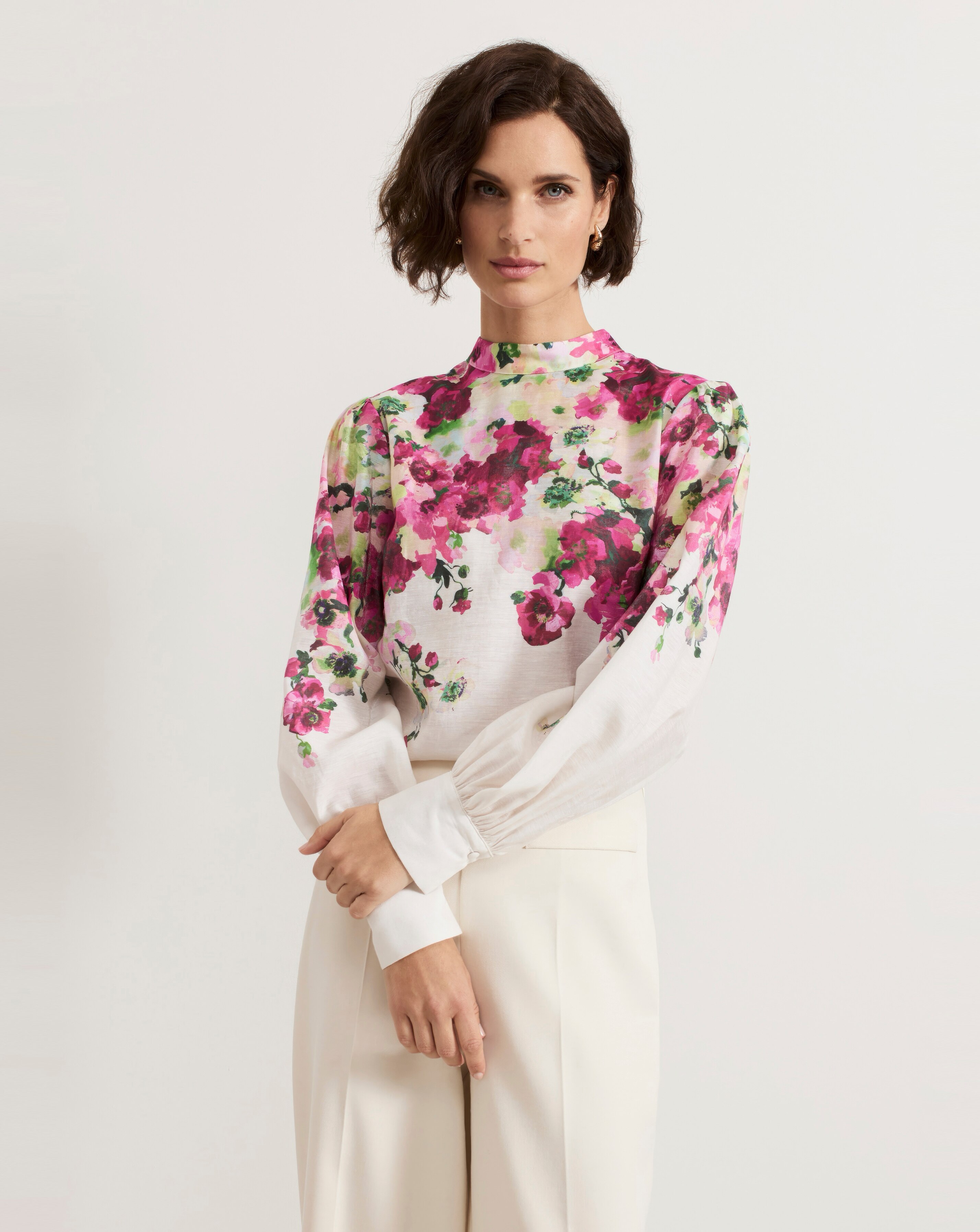 Phase Eight Border Floral Blouse