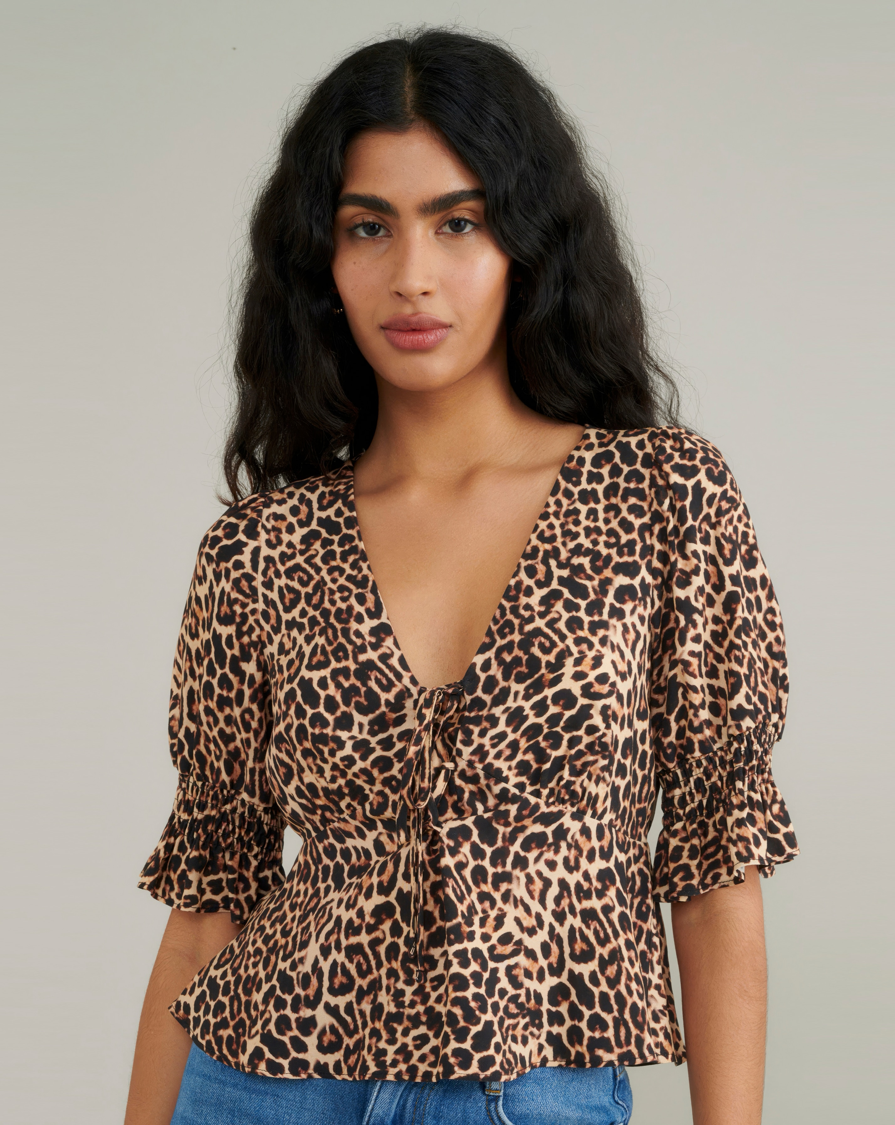 Nobody's Child Lace Up Top