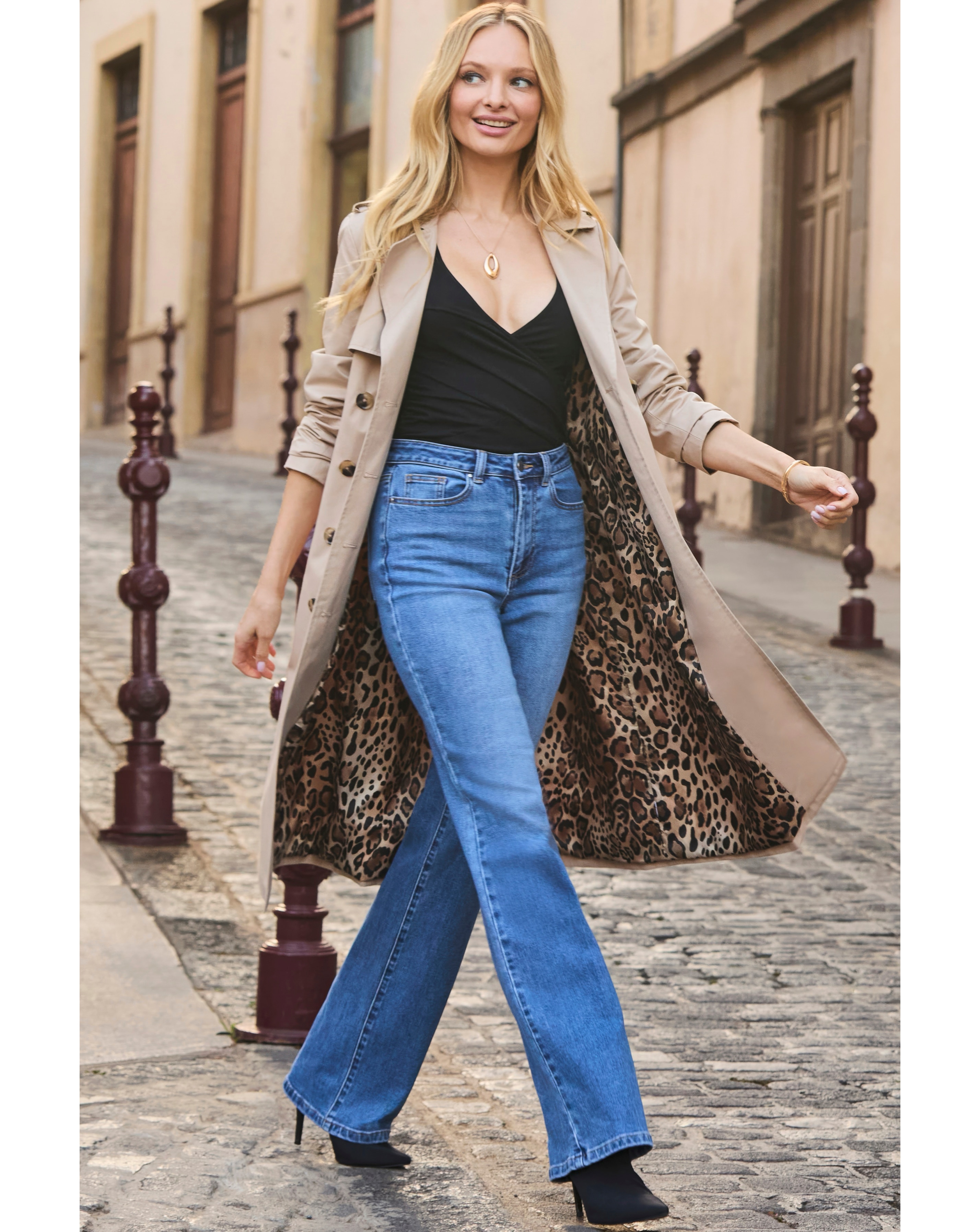 Sosandar Trench Coat