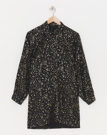 Twisted Wunder Foil Print Toni Shirt