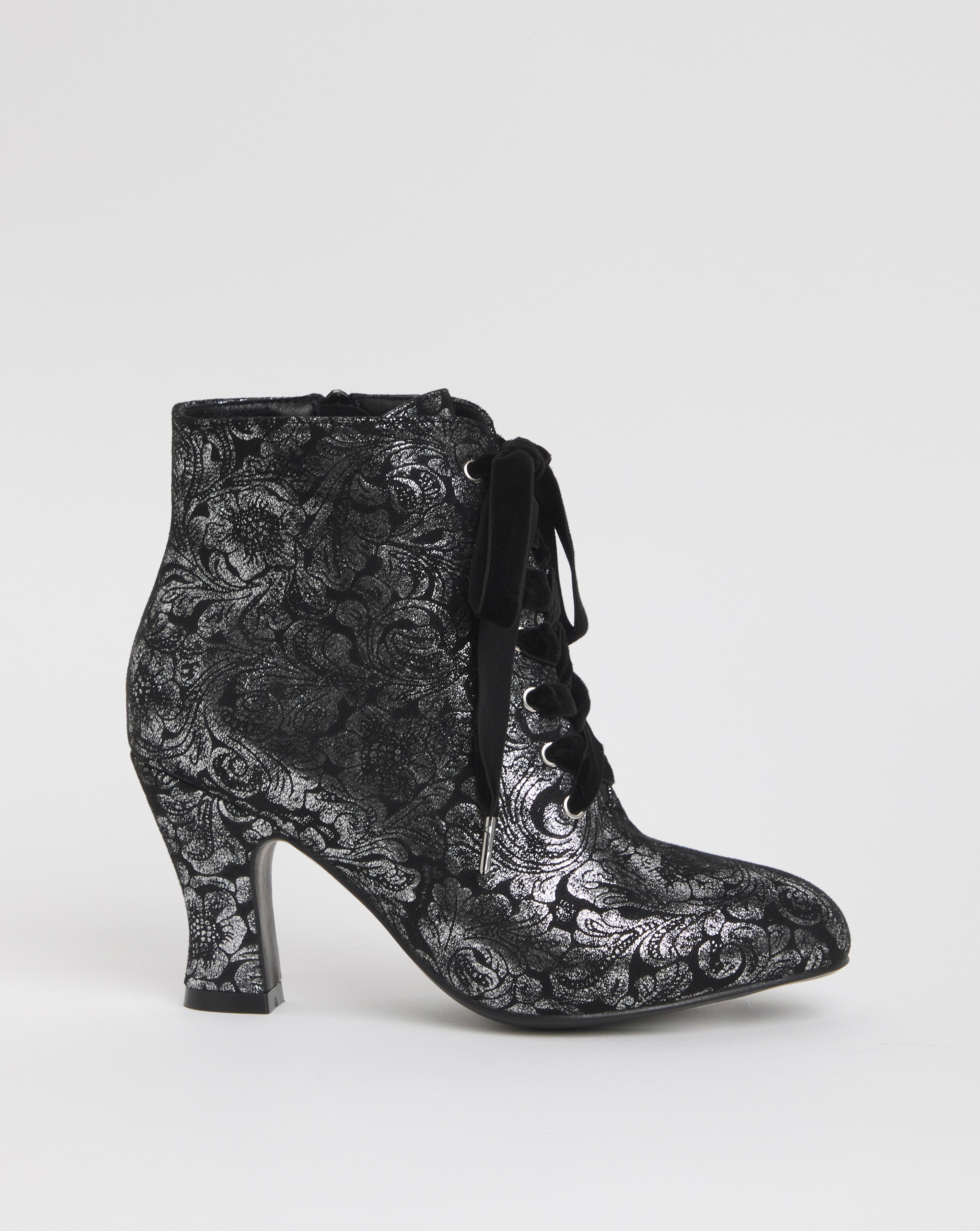 Joe Browns Velvet Printed Bootie E Fit