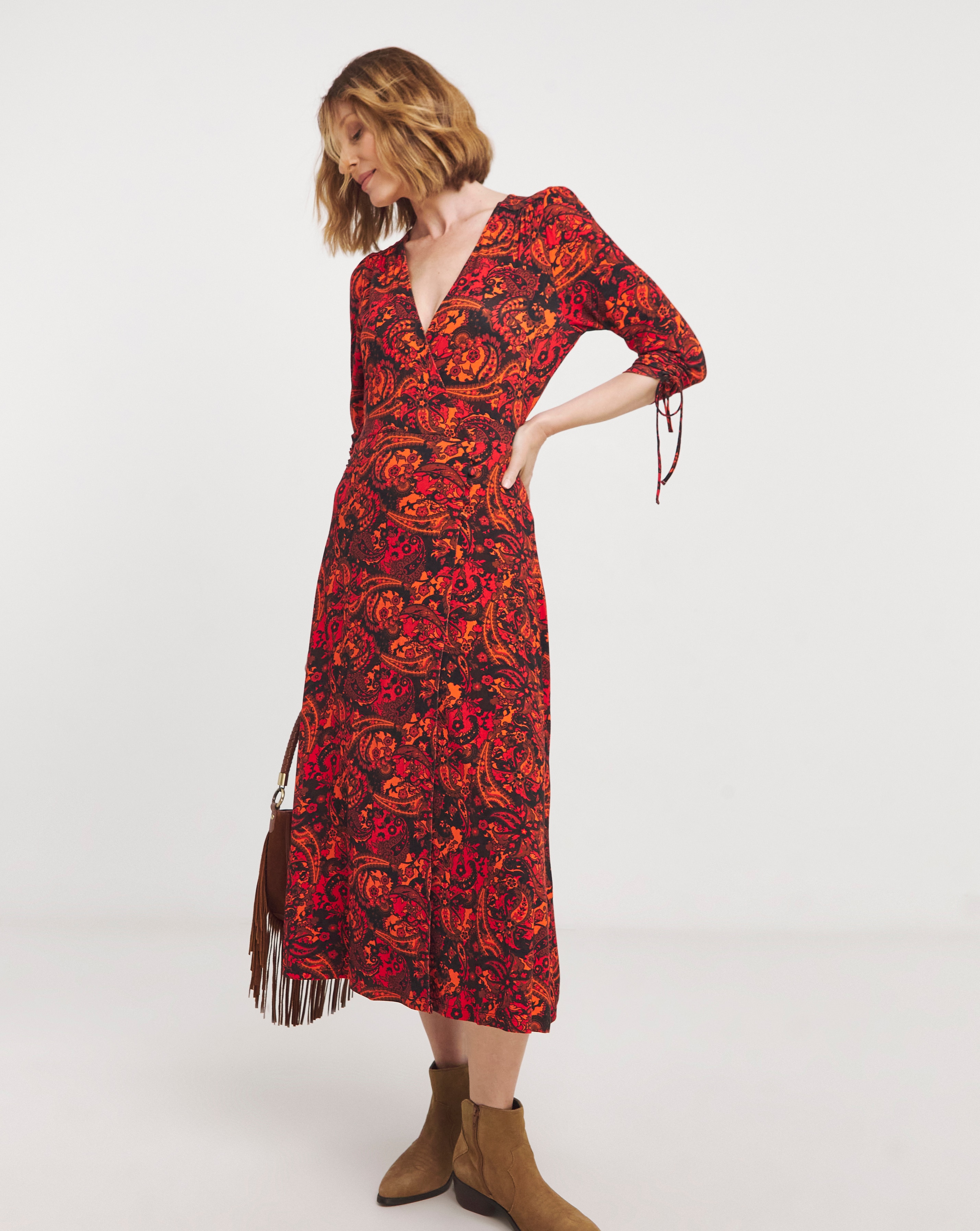 Joe Browns Autumn Blooms Jersey Dress