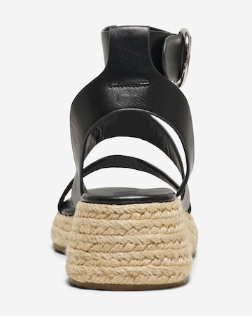 Only Minerva Wedge Espadrille Sandals with Adjustable Buckle Standard Fit