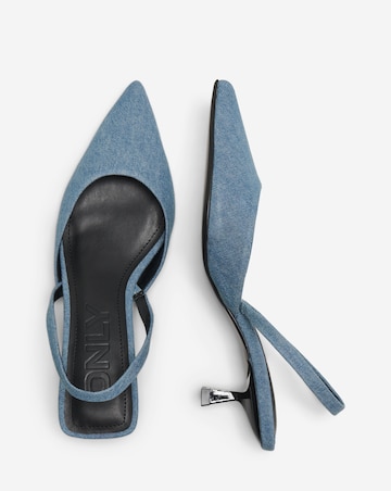 Only Coco Denim Slingback Back Shoe Standard Fit