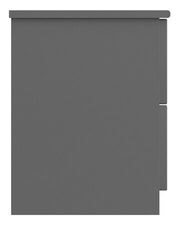 Sorrento High Gloss Assembled 2 Drawer Bedside Table