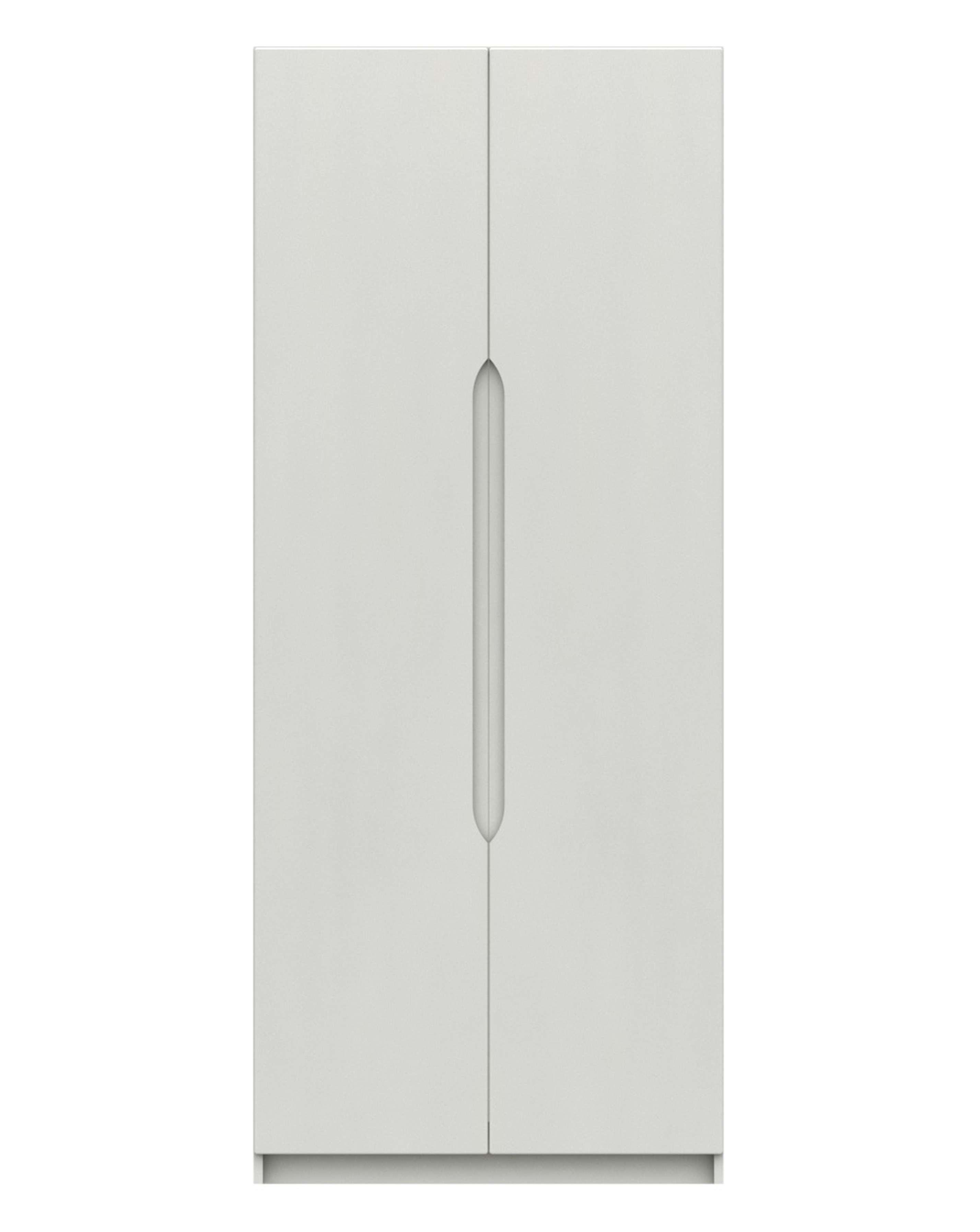 Sorrento Gloss Assembled 2 Door Wardrobe