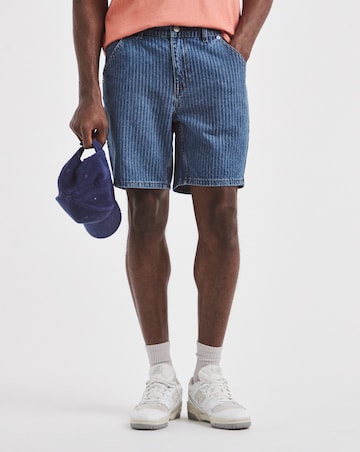 Union Stripe Mid Length Shorts