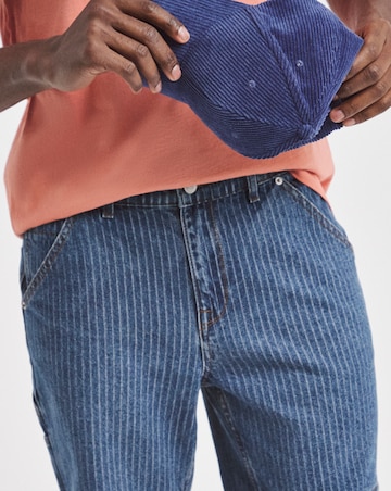 Union Stripe Mid Length Shorts