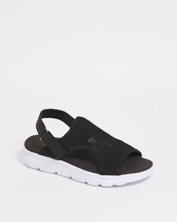 Cushion Walk Fly Knit Sporty Sandal E Fit