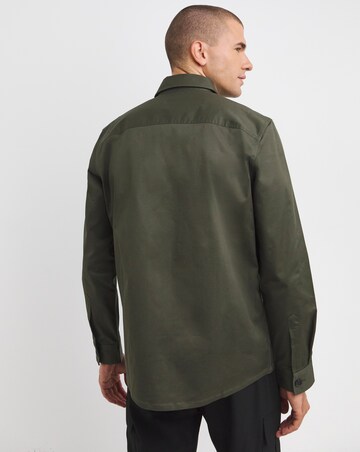 Double Pocket Utility Flannel Shirt