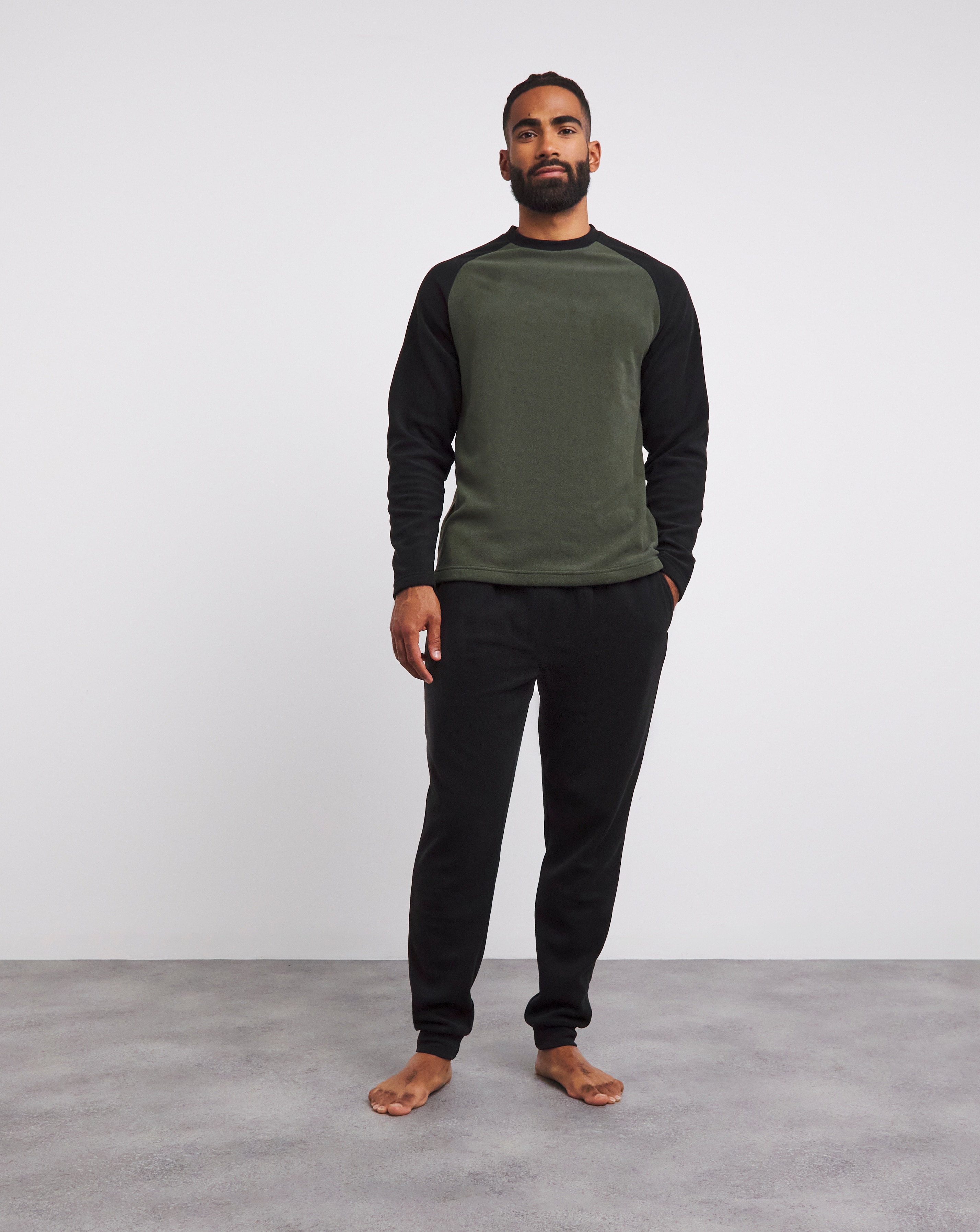 Raglan Micro Fleece Pyjama Set