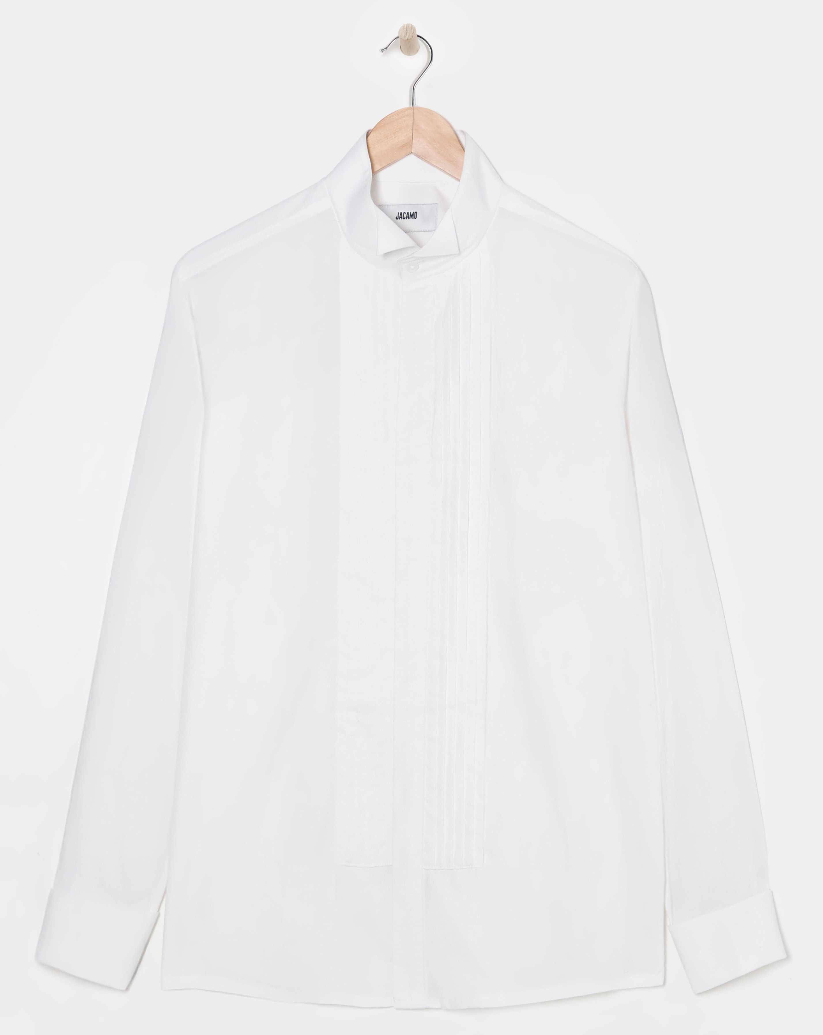 White Poplin Dinner Shirt
