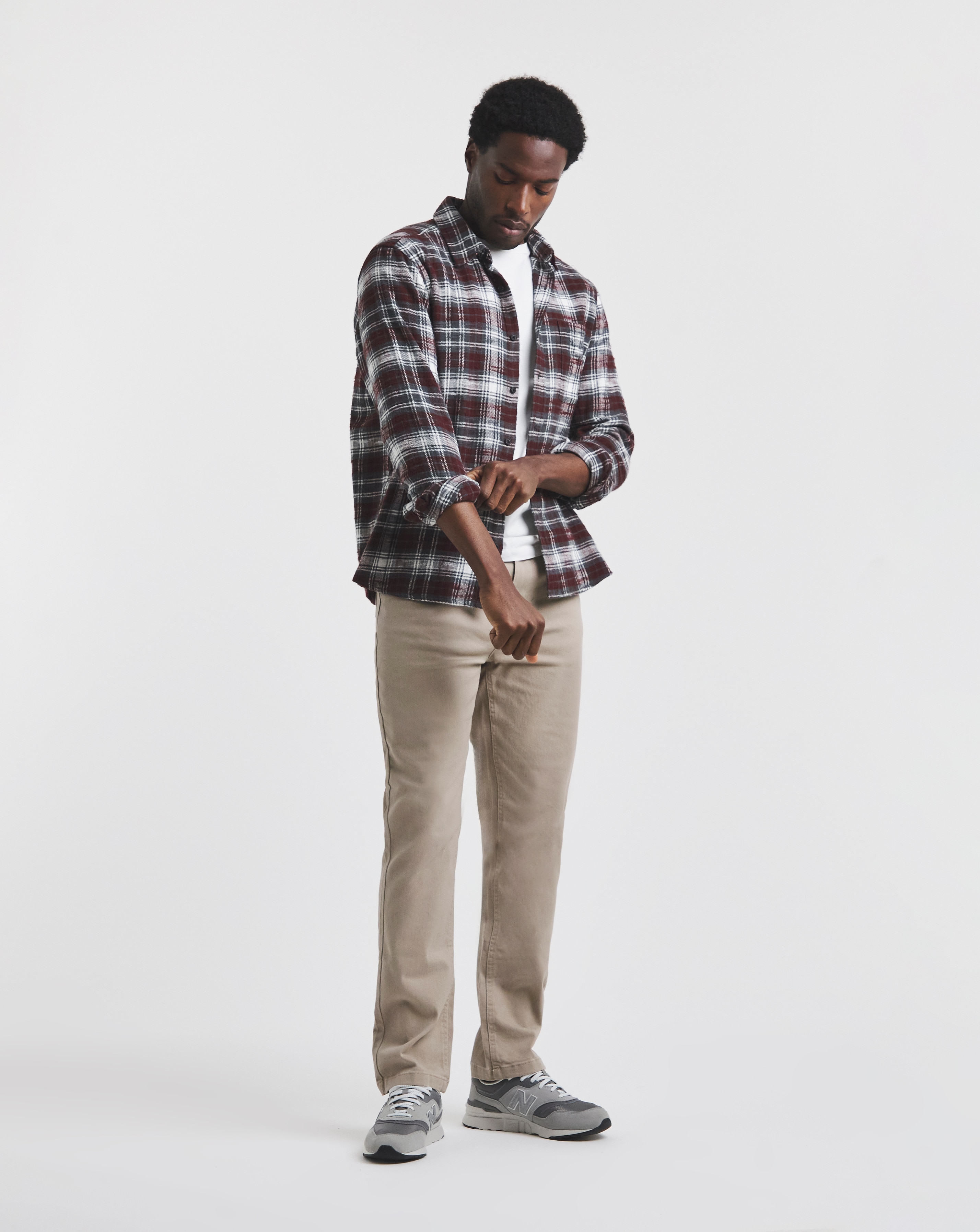 Union Straight Stretch Gabardine Jean