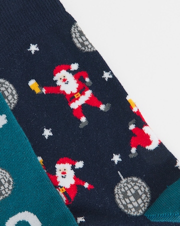 2 Pack Christmas Novelty Socks