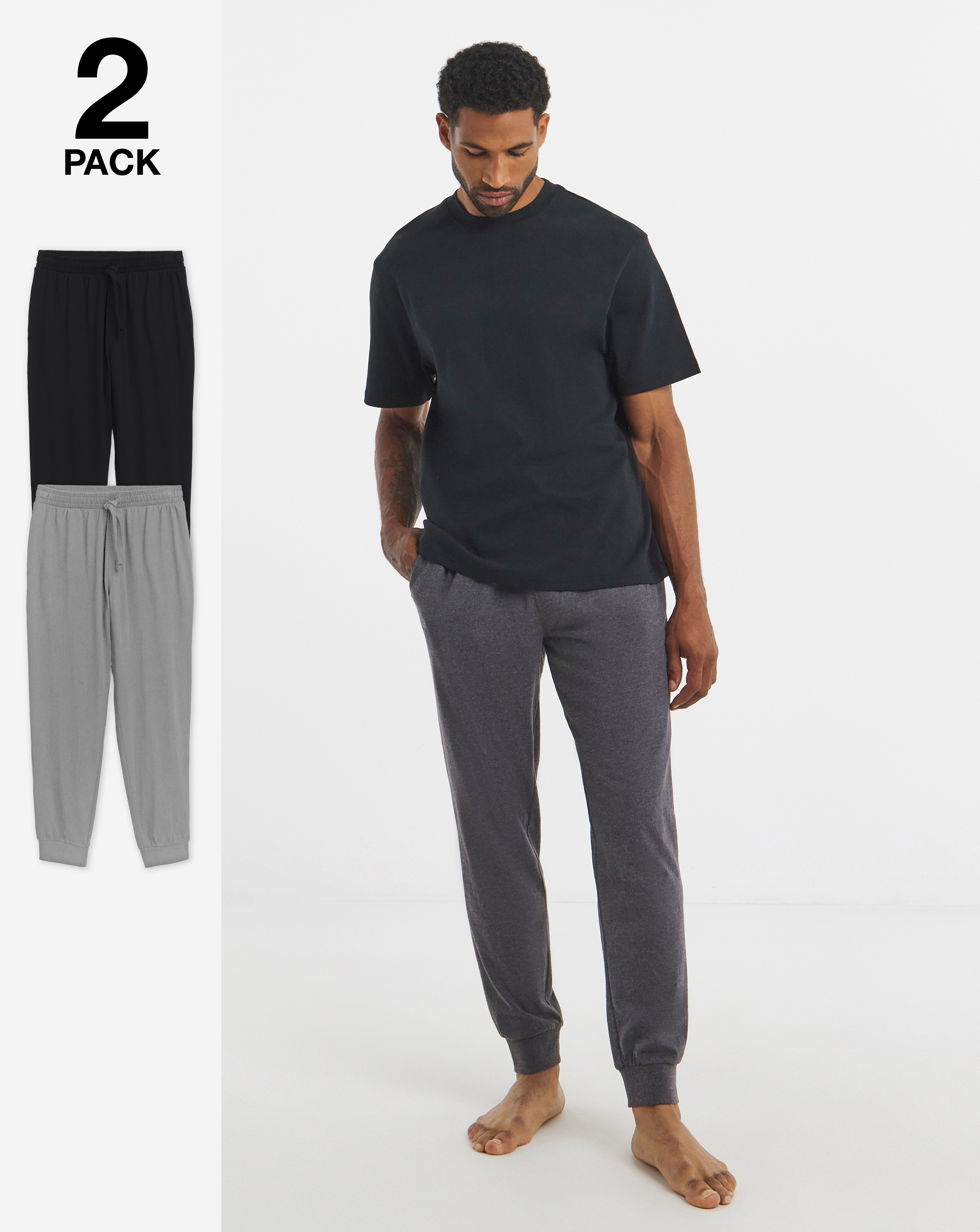 New In - 2 Pack Cuffed Lounge Joggers