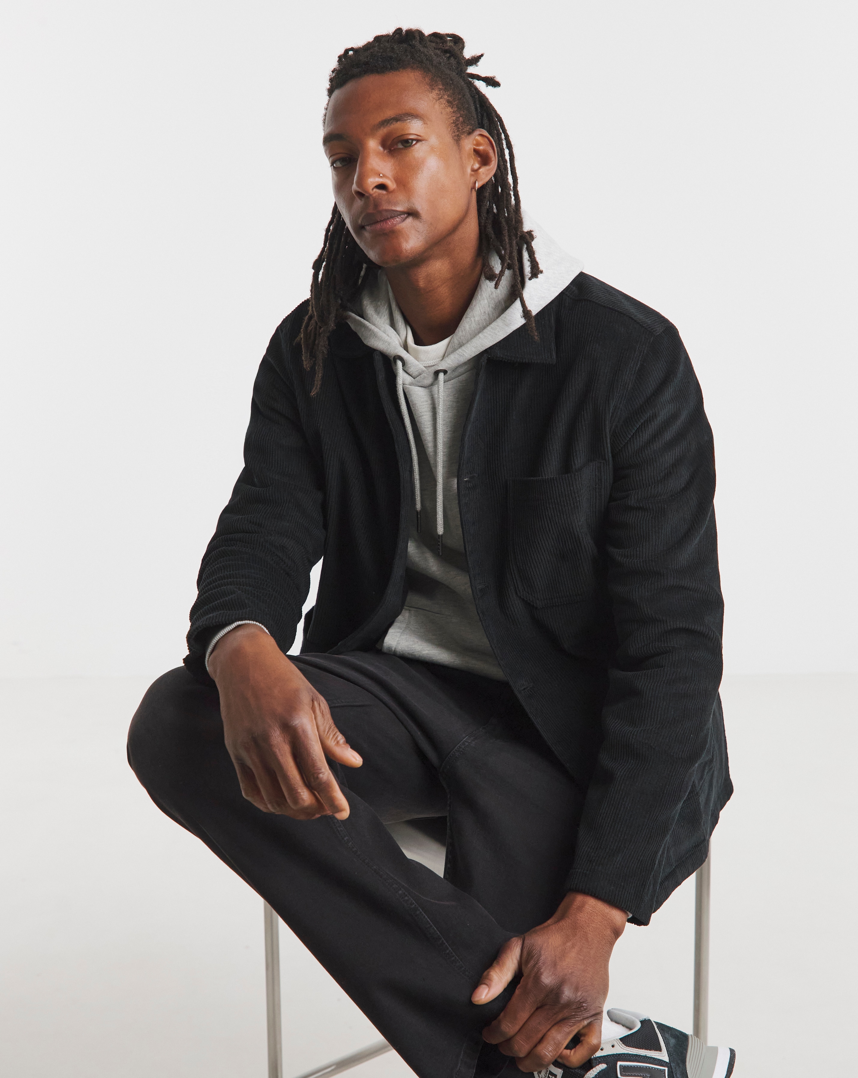 Cord Patch Pocket Overshirt Regular