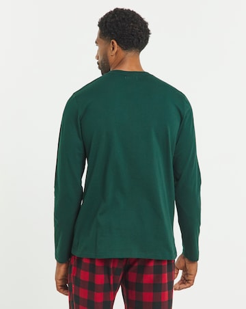 Christmas Gnomies Graphic Check Pyjamas