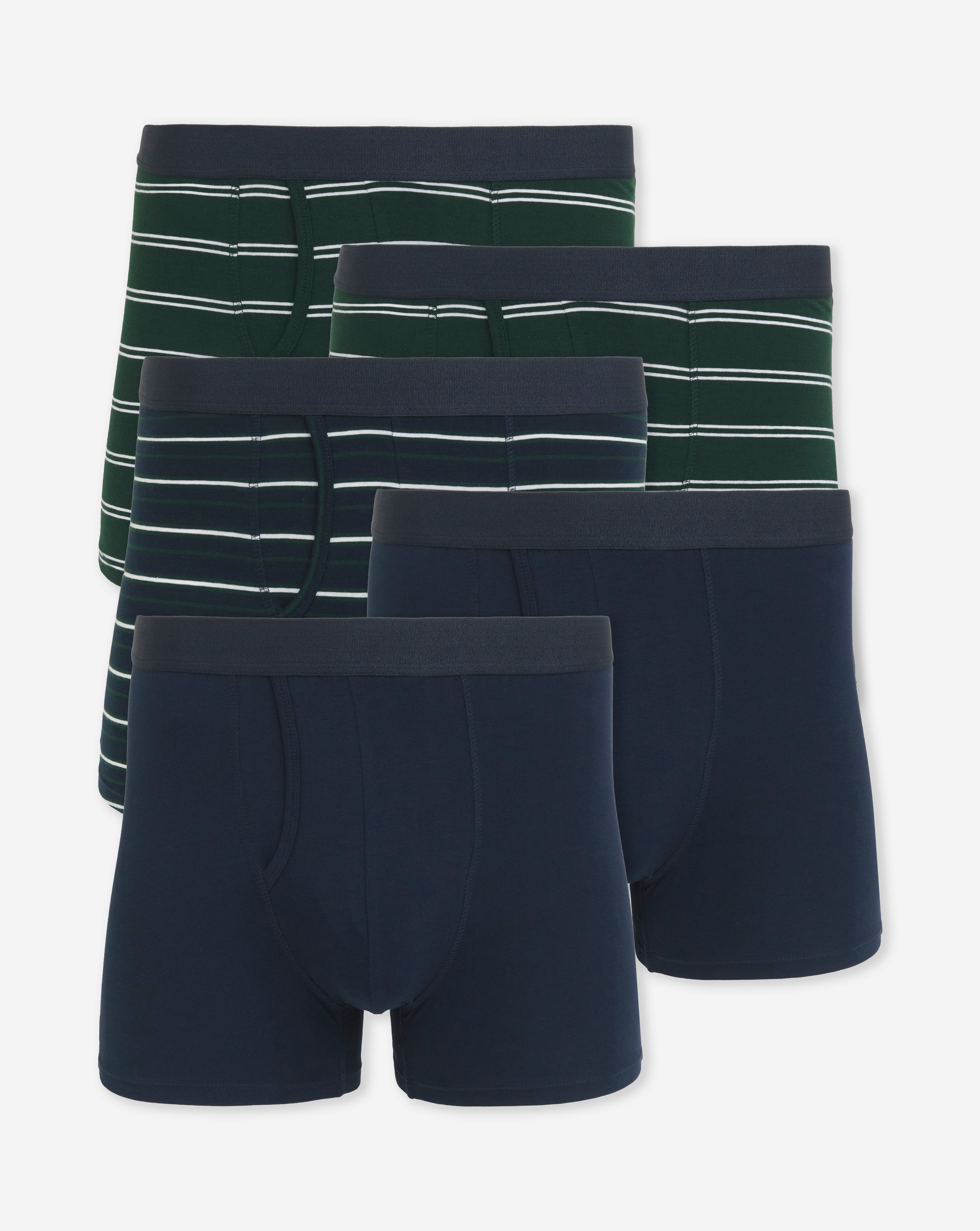 5 Pack Stripe A-Front Boxers