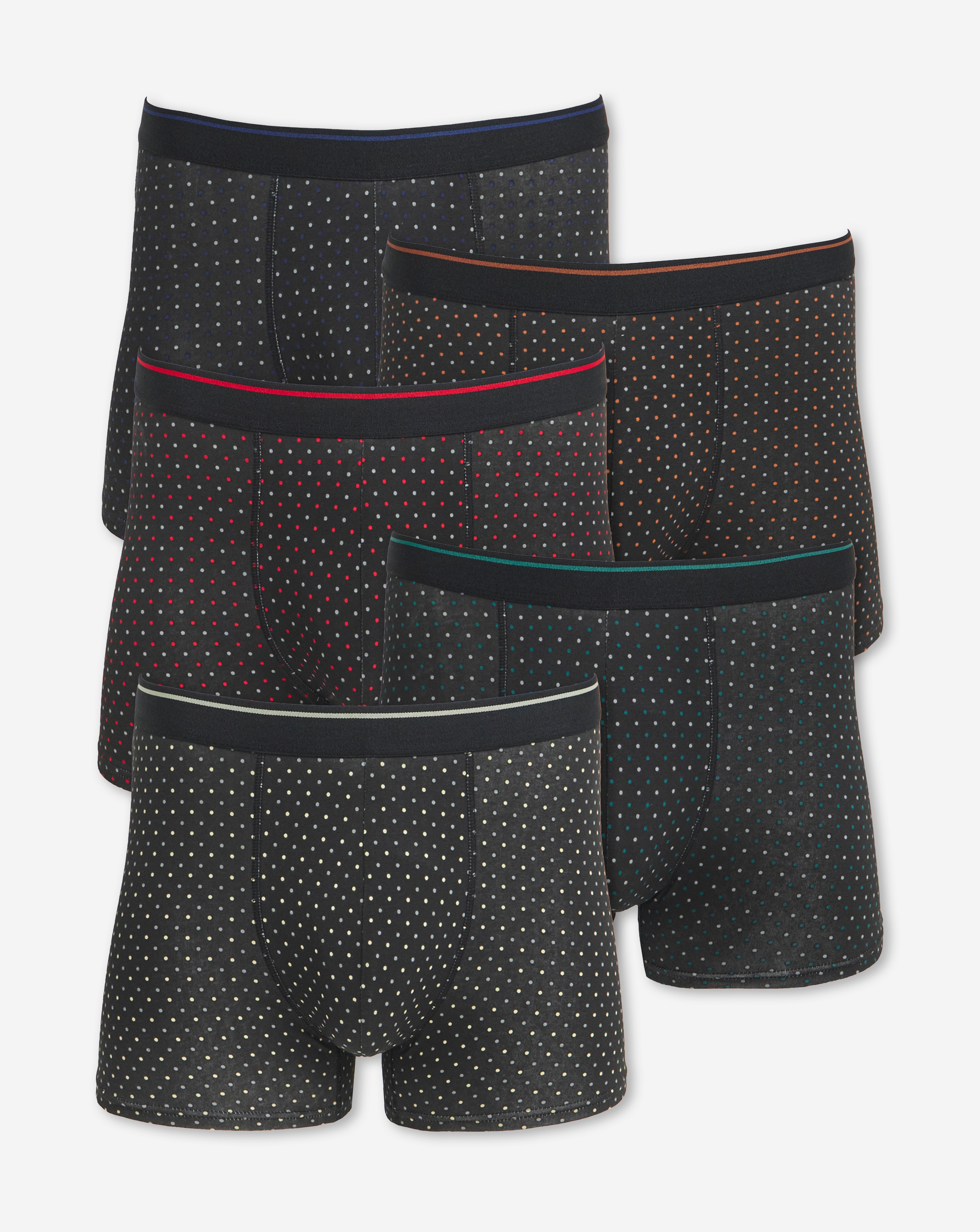 5 Pack Polka Dot Hipsters