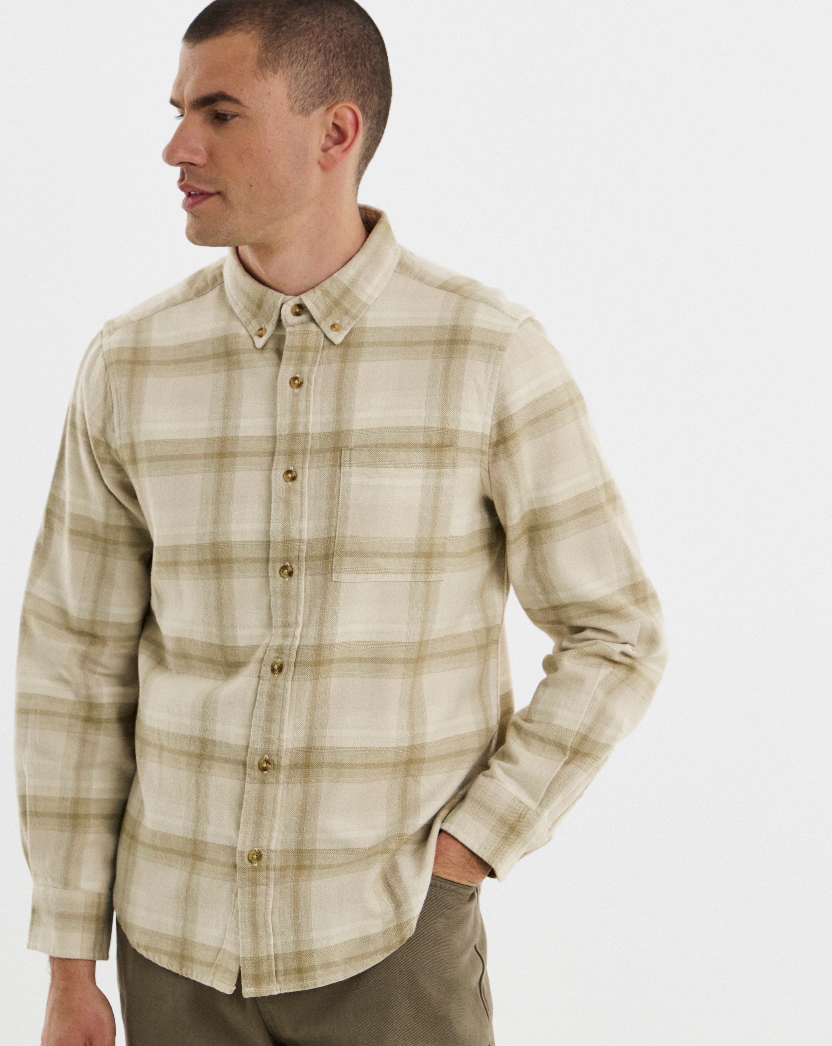 New In - Flannel Check Short Sleeve Shirt