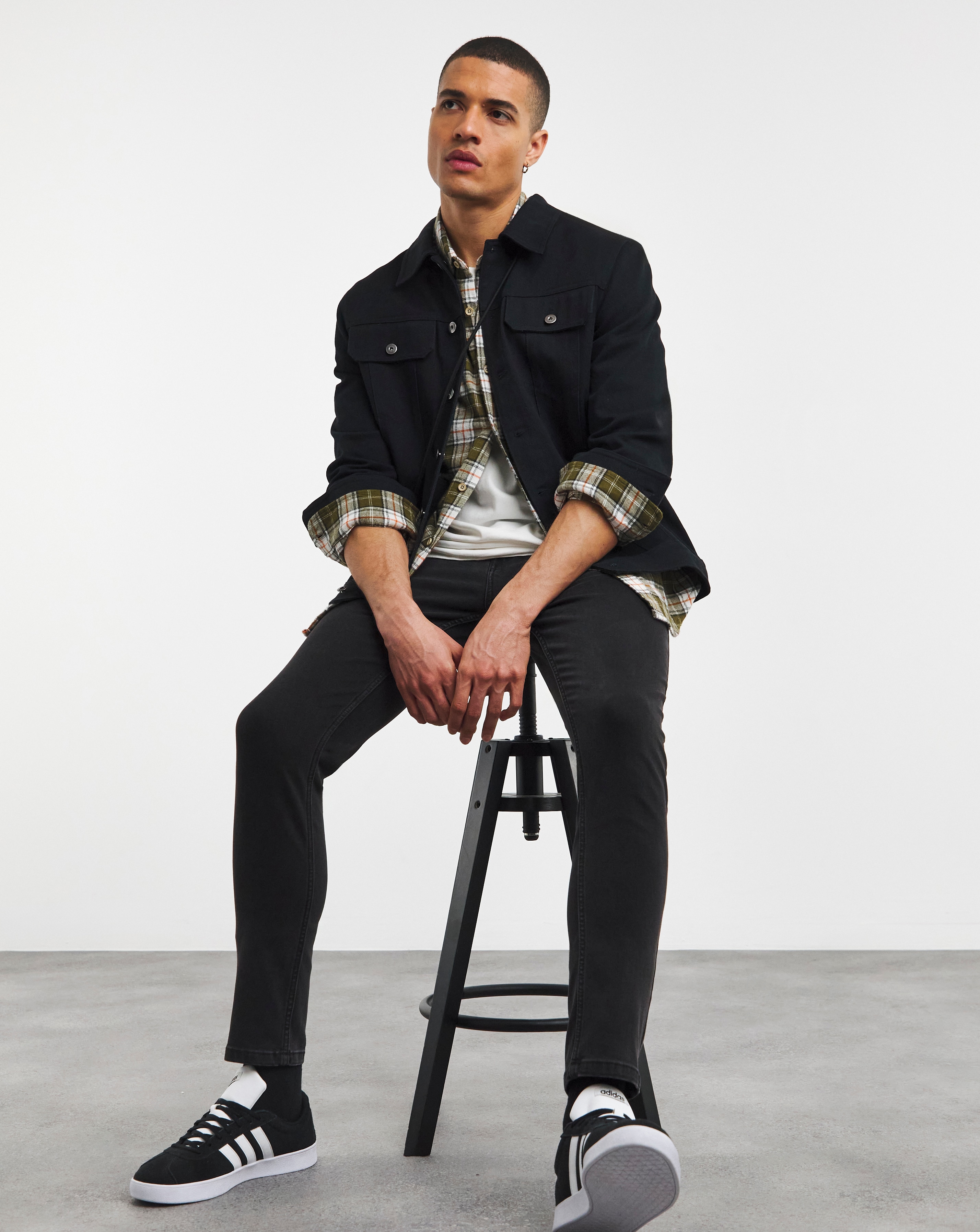 Skinny Fit Stretch Jean Black