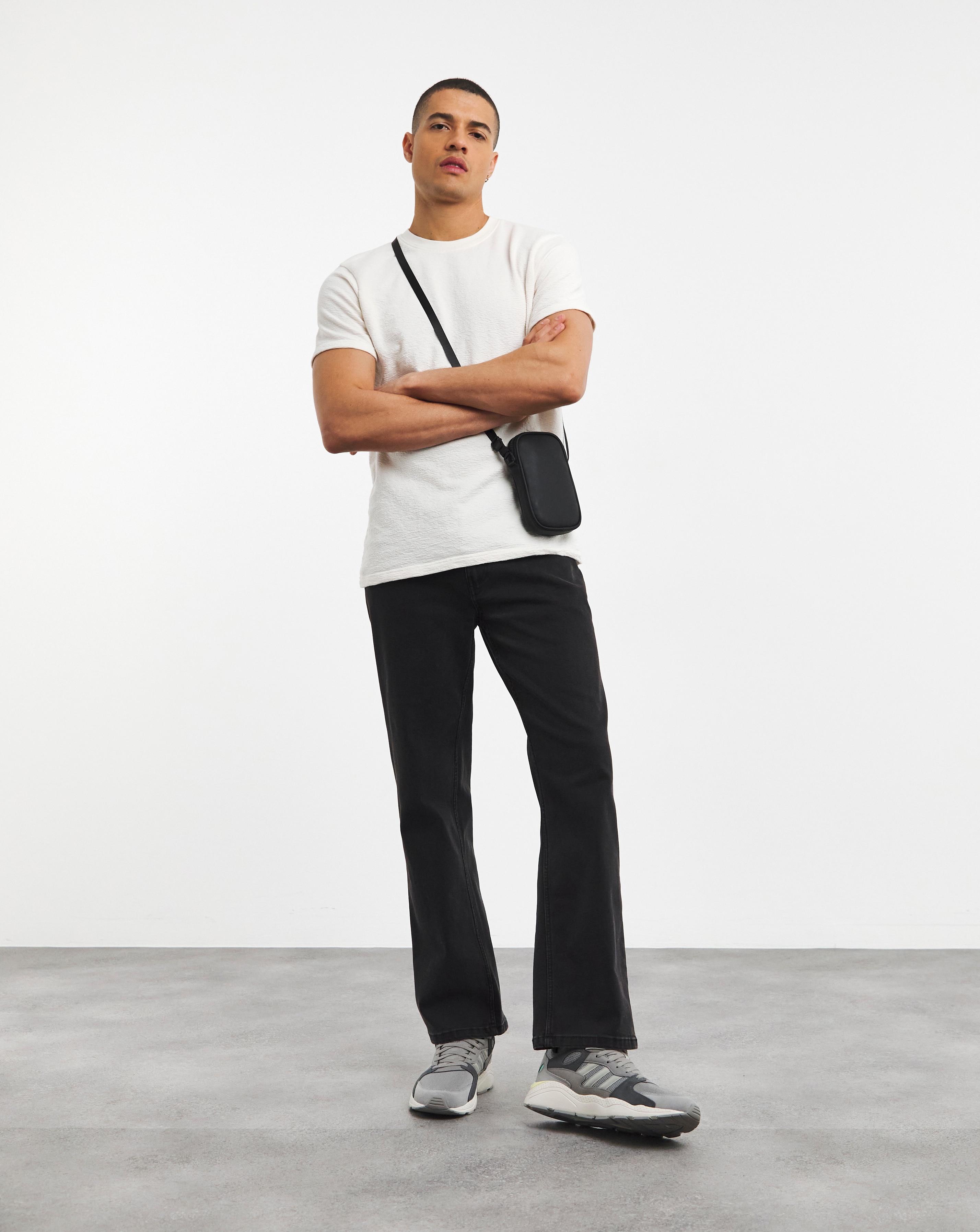 Loose Fit Stretch Jean Black