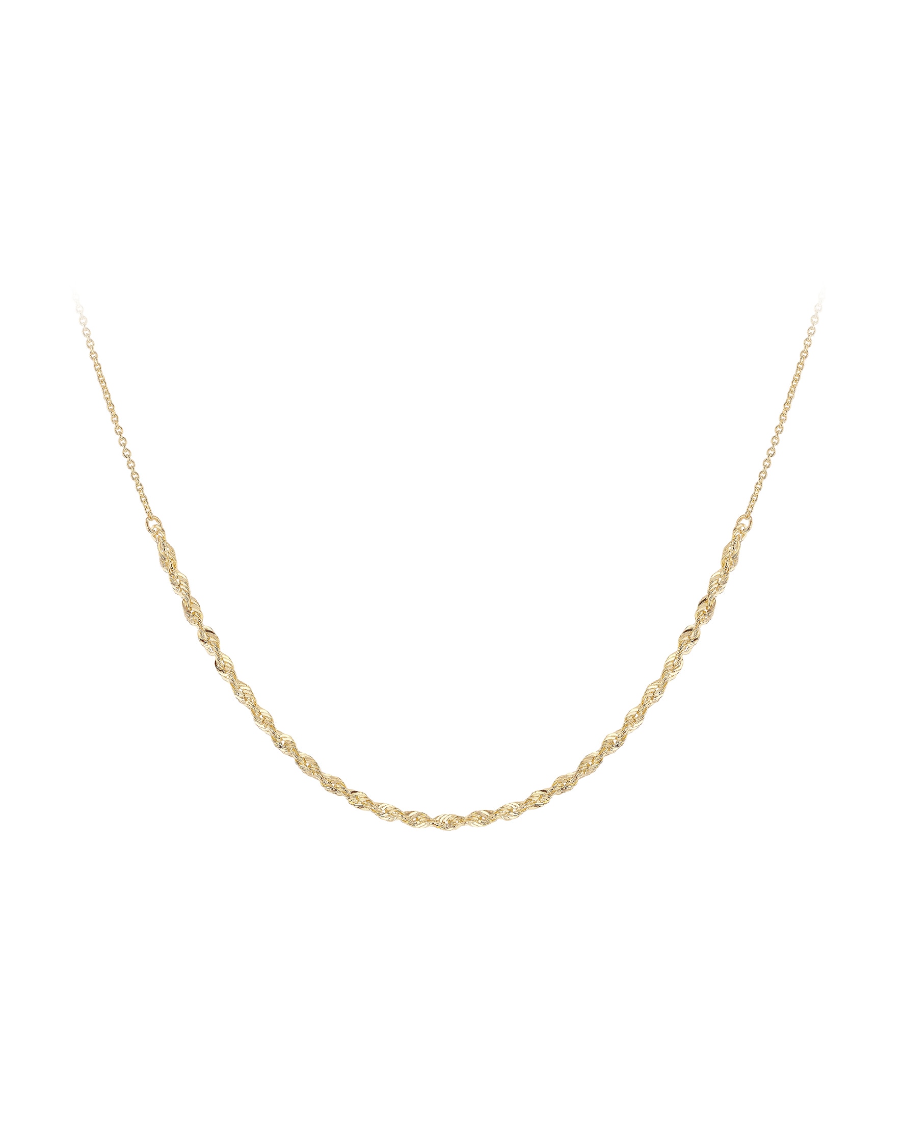 9CT Gold Rope & Trace Asdjustable Chain